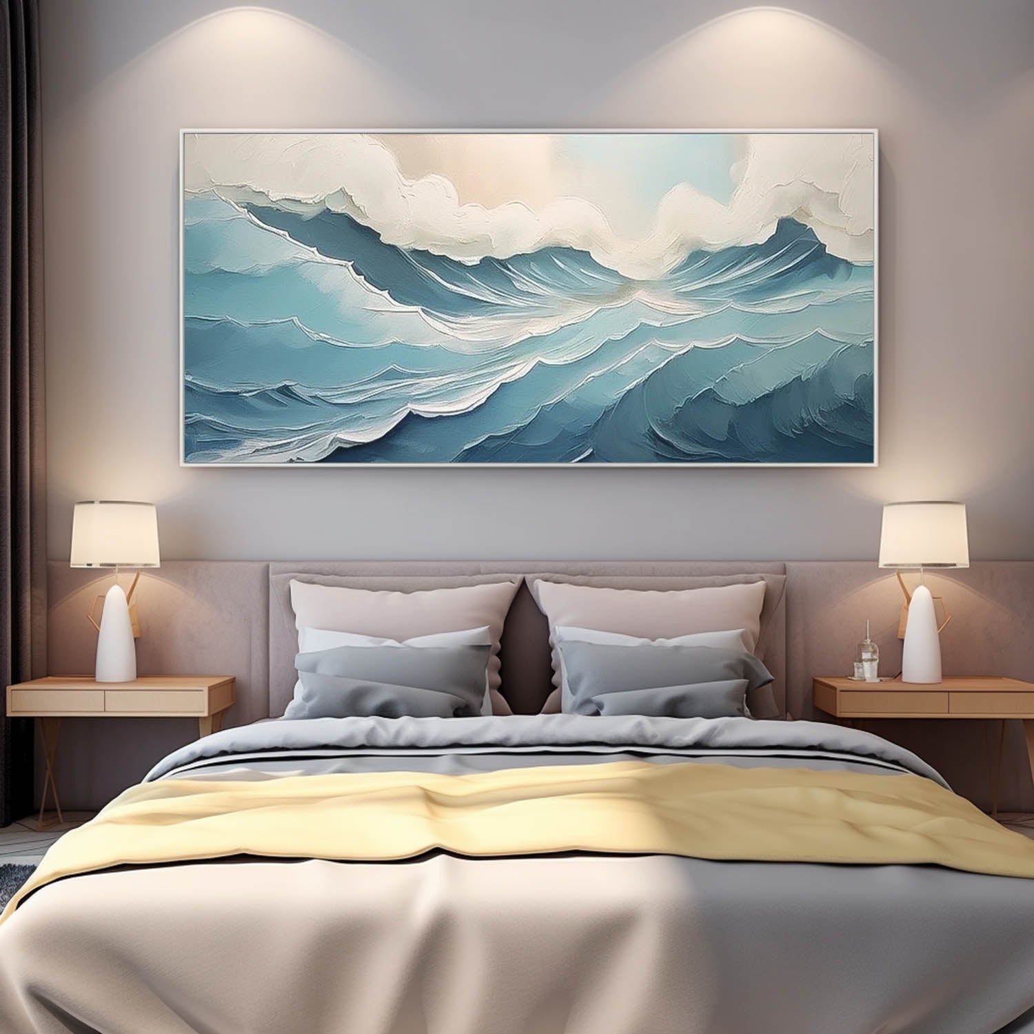 Wall Art Impasto Beach & Ocean Vibrant Painterly