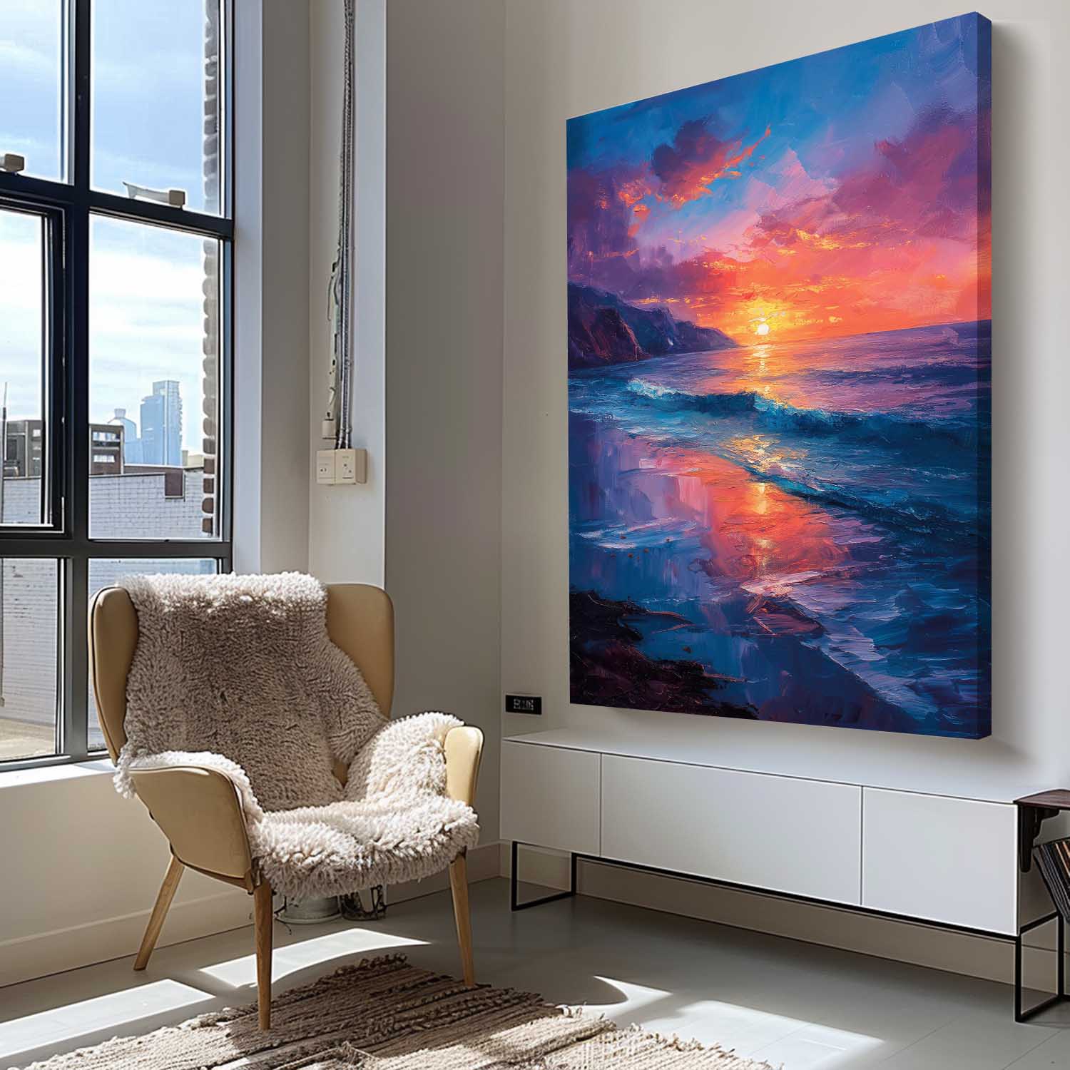 Wall Art Beach & Ocean Painterly Serene