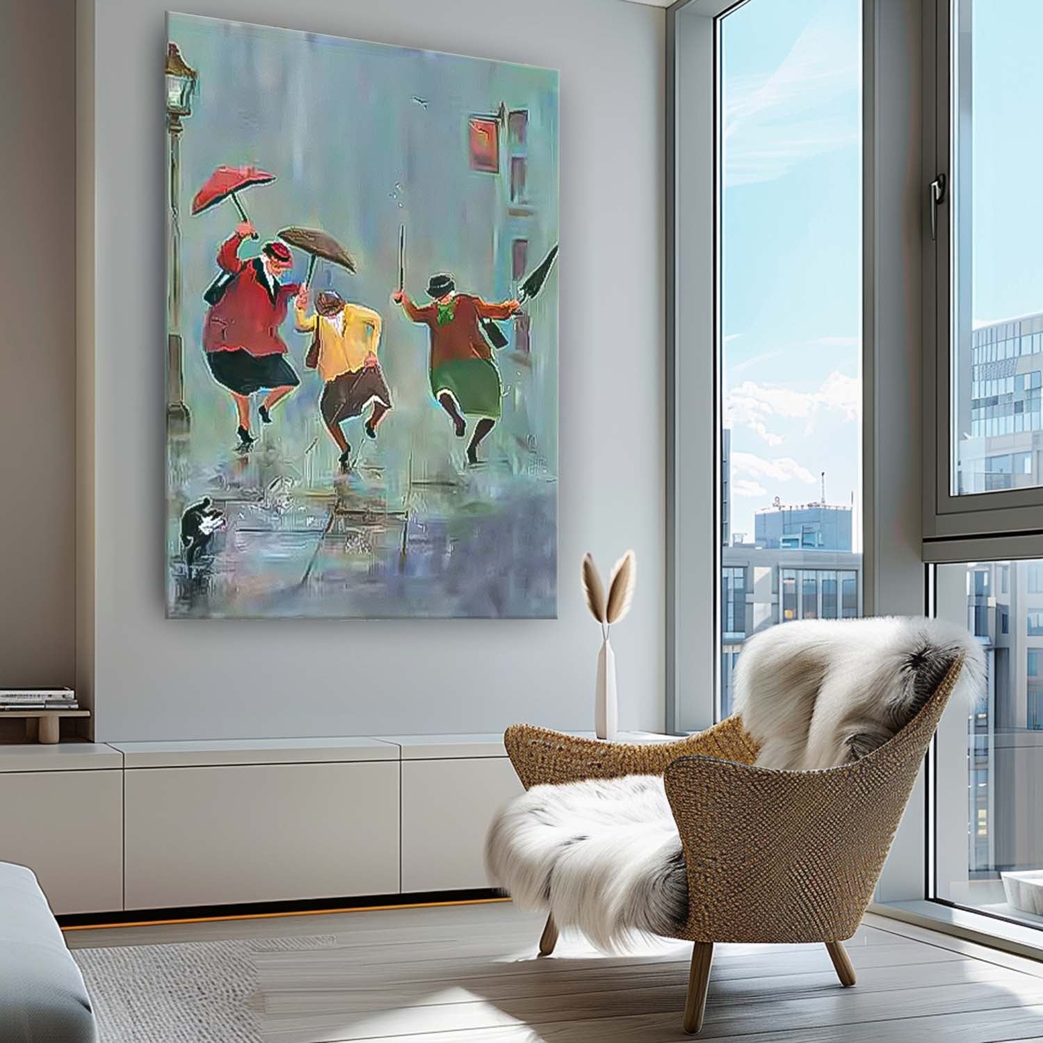 Wall Art People Painterly Energetic Dynamic