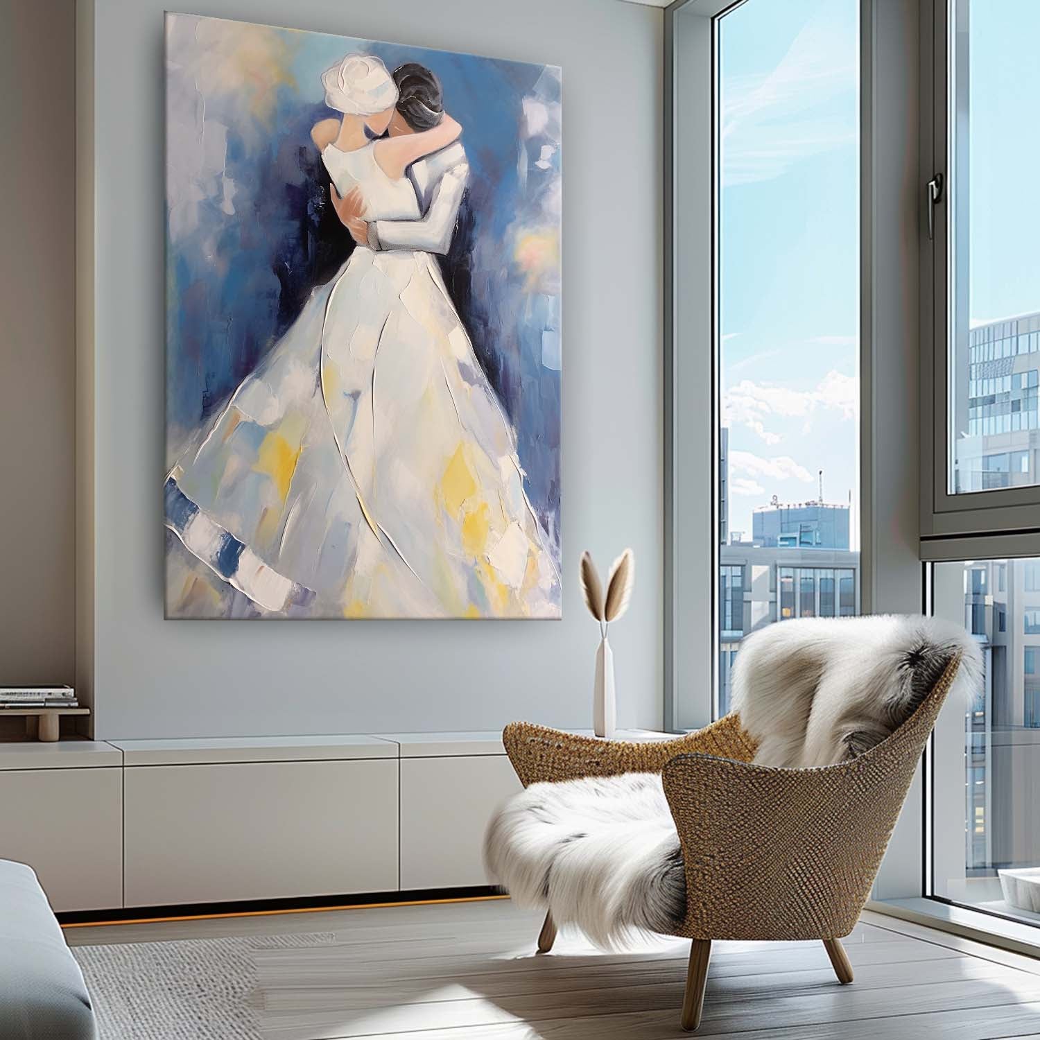 Wall Art Soft People Tender Romantic