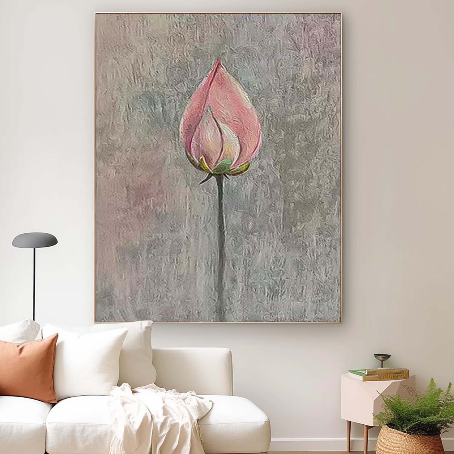 Wall Art Flower Minimalist Zen Serene Modern