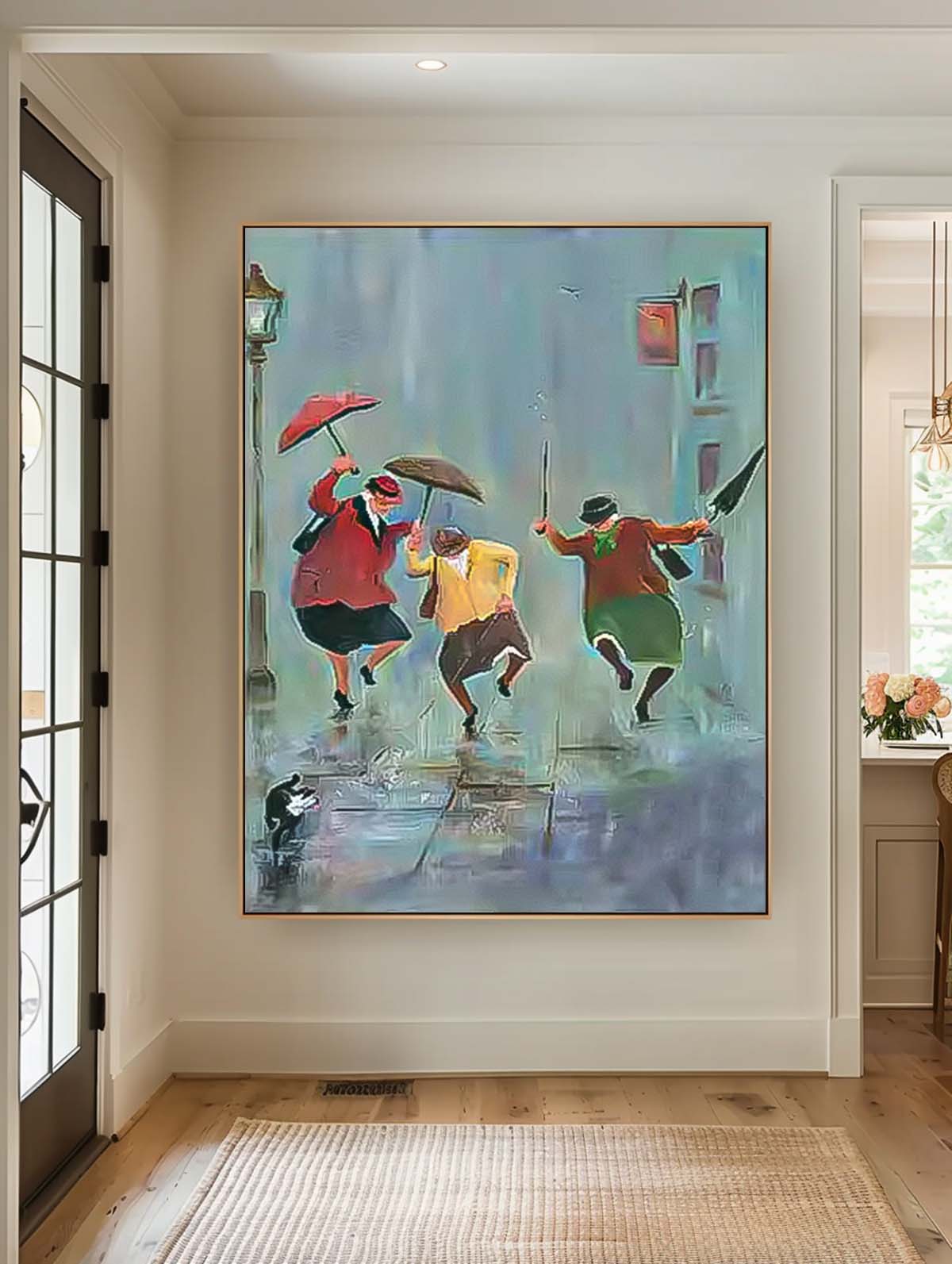 Wall Art People Painterly Energetic Dynamic