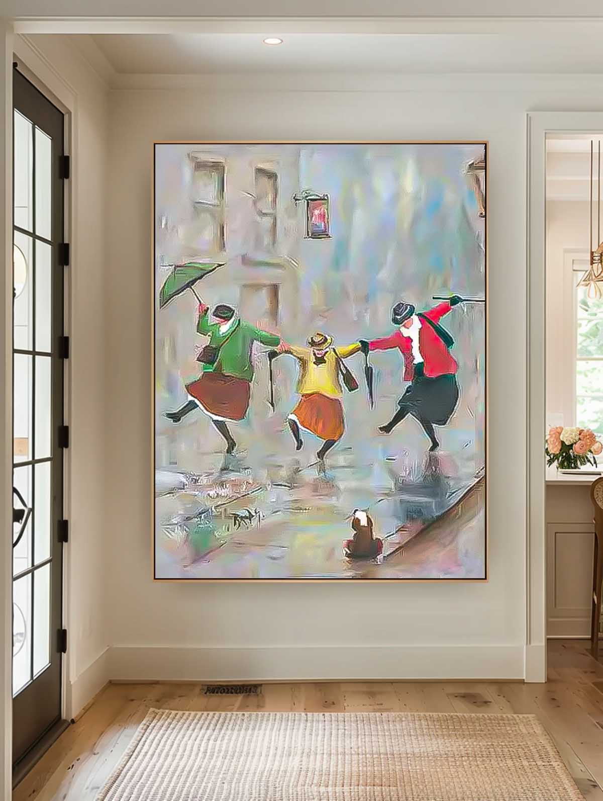 Wall Art People Impressionist Modern Painterly