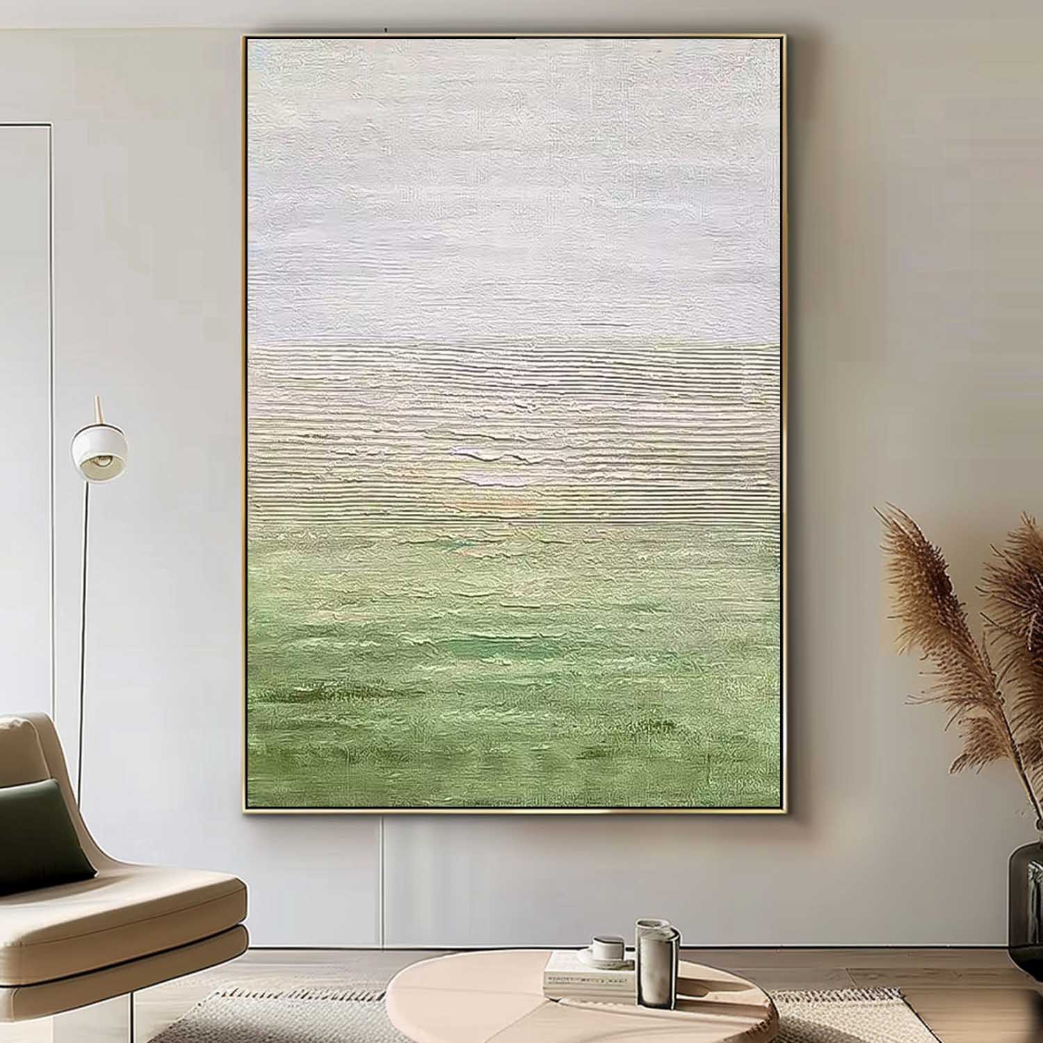 Wall Art Impasto Minimalist Dreamy Elegant