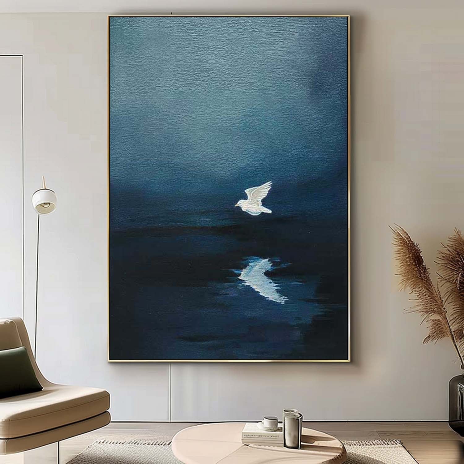 Wall Art Minimalist Silhouette Painterly