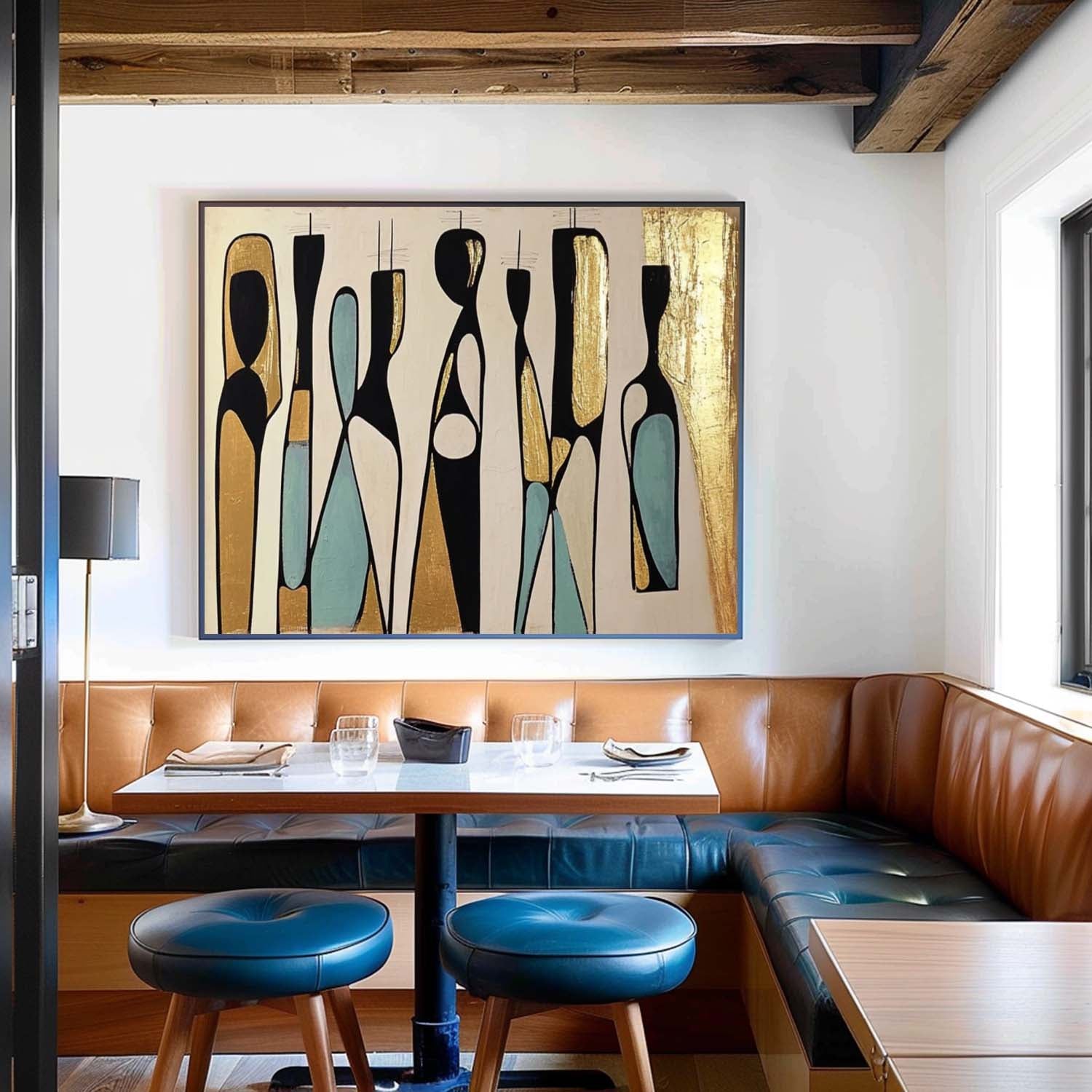 Wall Art People Lyrical Abstract Retro