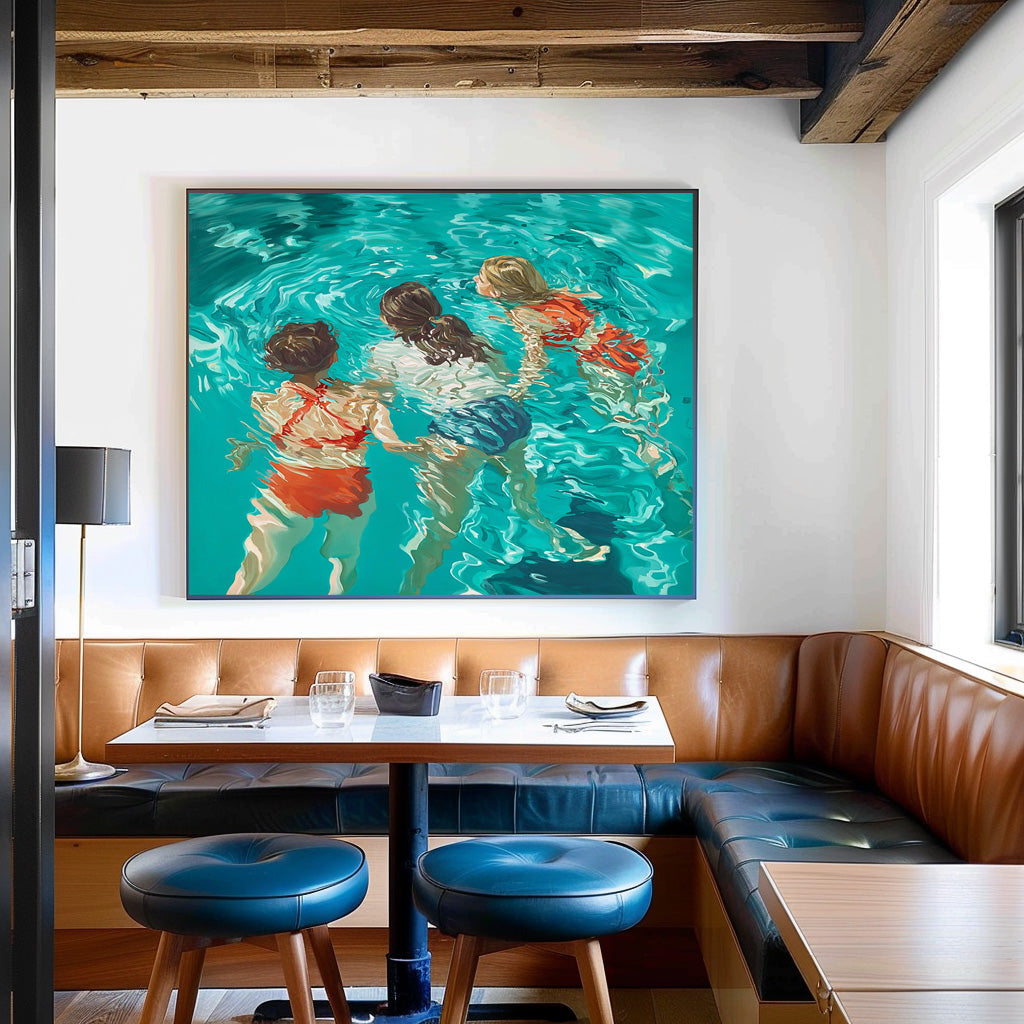 Wall Art People Neo-Impressionist Summer