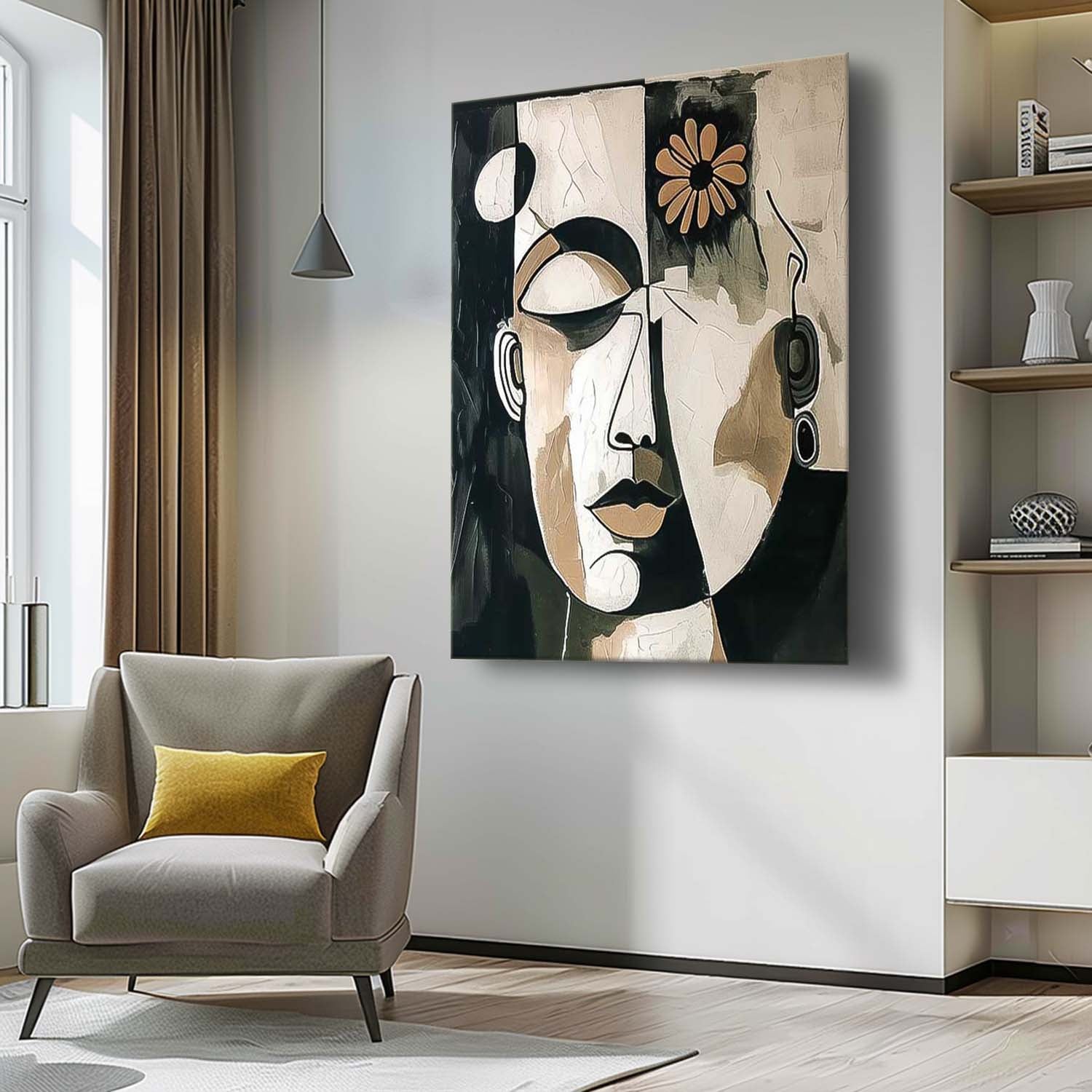 Wall Art Cubist People Modern Abstract