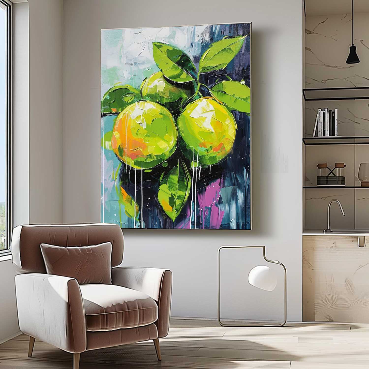 Wall Art Abstract Painterly Whimsical Fantasy