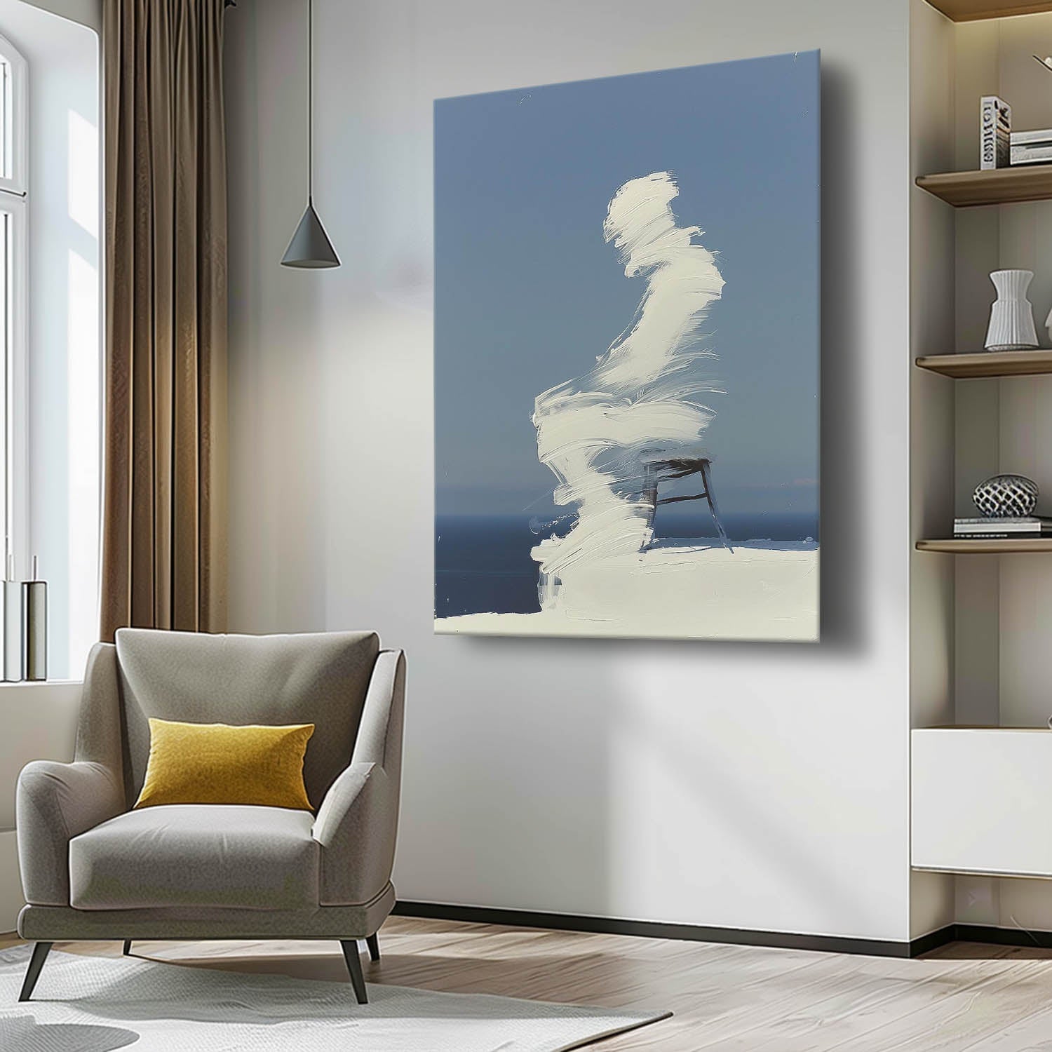 Wall Art Impasto Expressionist Understated