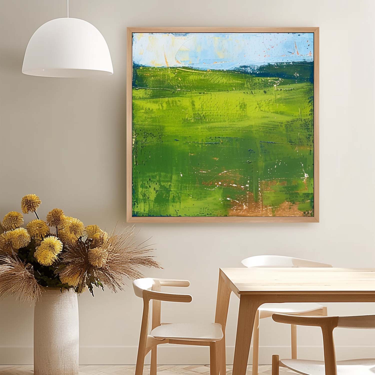 Wall Art Abstract Fresh Fresh Lake Impasto