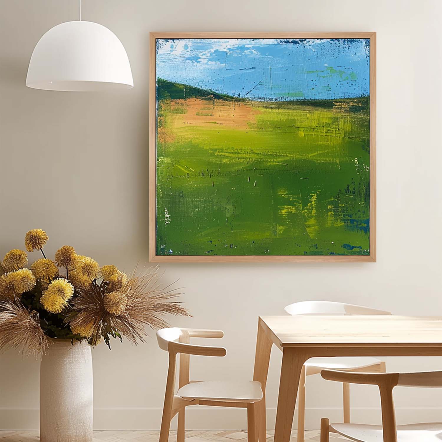 Wall Art Abstract Minimalist Color Block Landscape