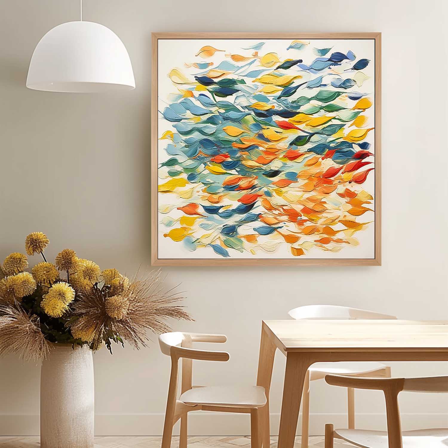 Wall Art Abstract Cheerful Lively Modern Painterly
