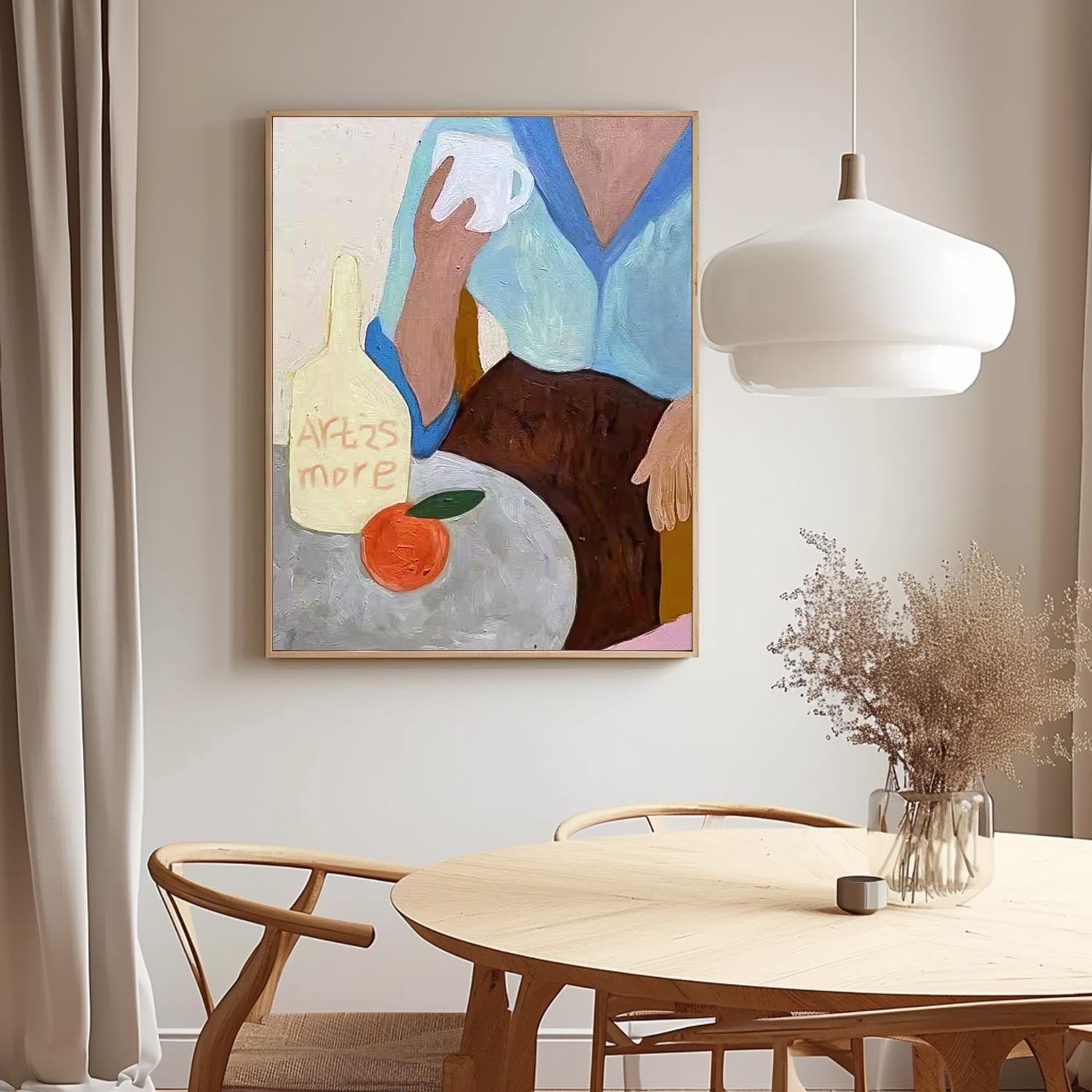 Wall Art People Still Life Figure Cozy Atmosphere