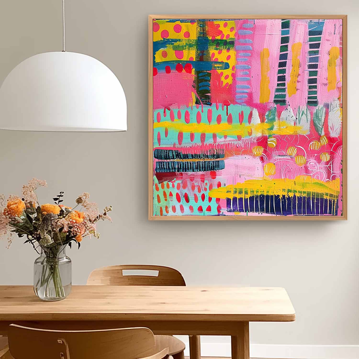 Wall Art Abstract Contemporary Graphic Bold