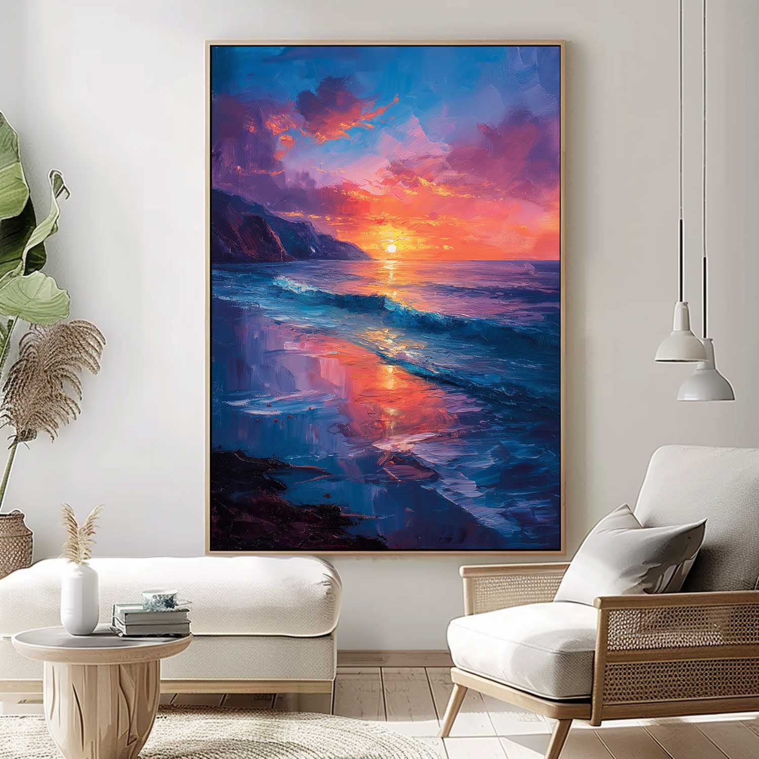 Wall Art Beach & Ocean Painterly Serene