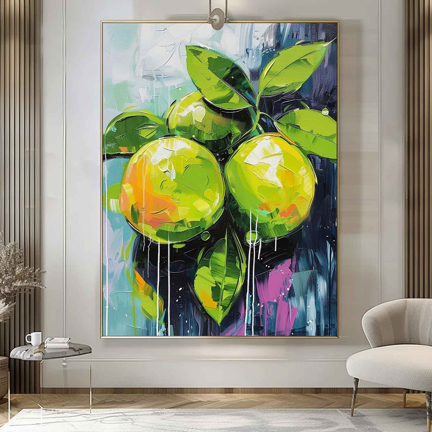 Wall Art Abstract Painterly Whimsical Fantasy