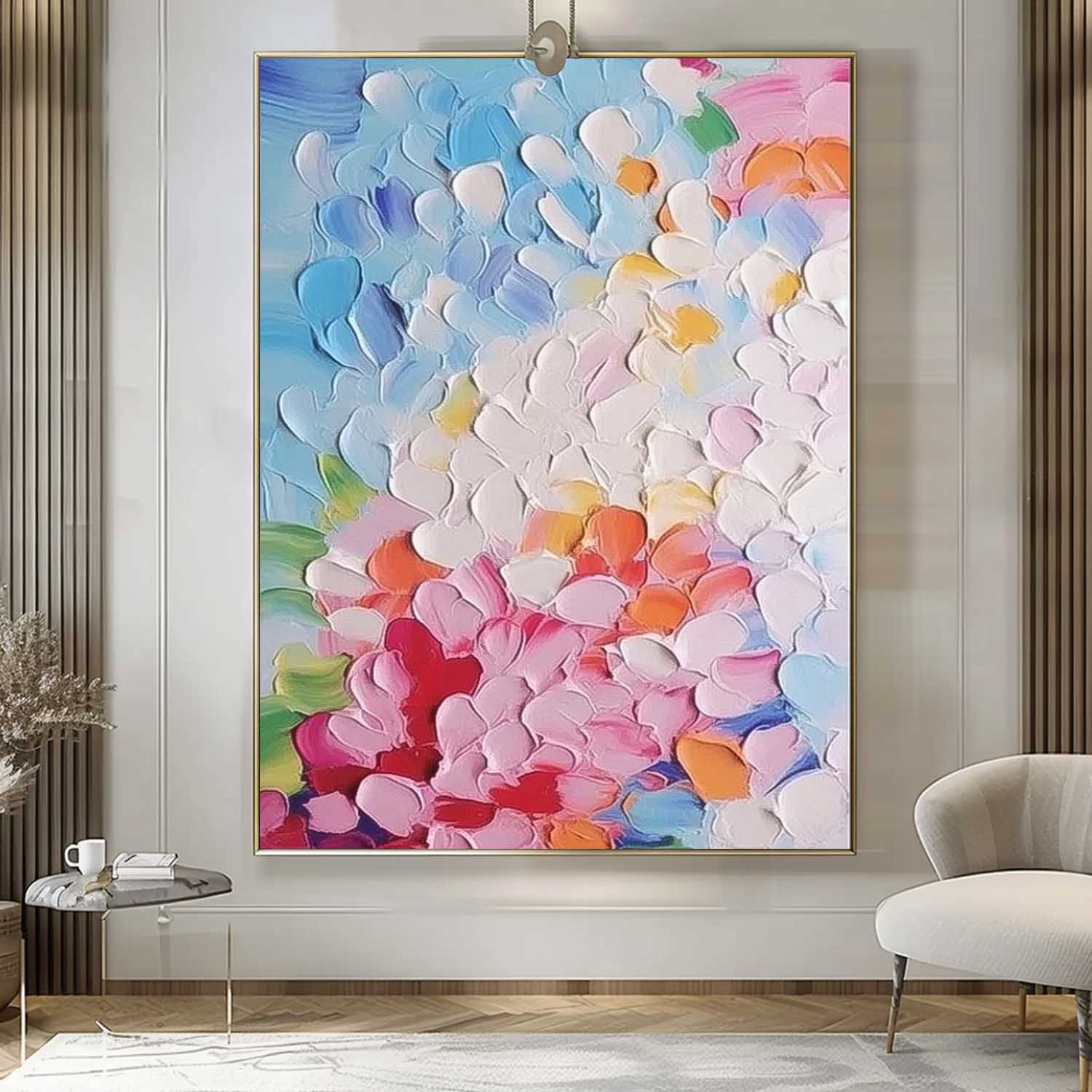 Abstract Canvas Art AB565 - Neutralighting
