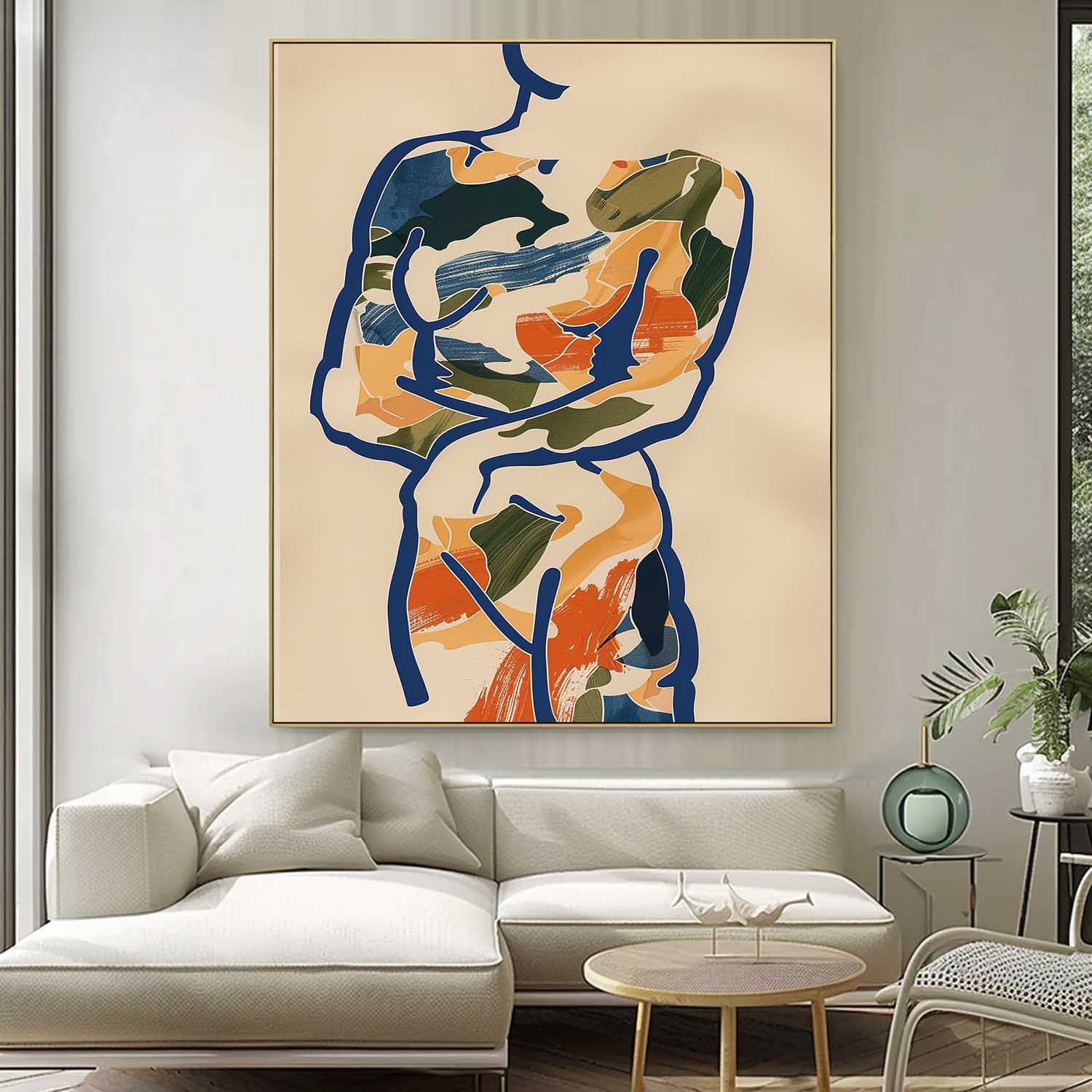 Wall Art Figurative Minimalist Abstract Line