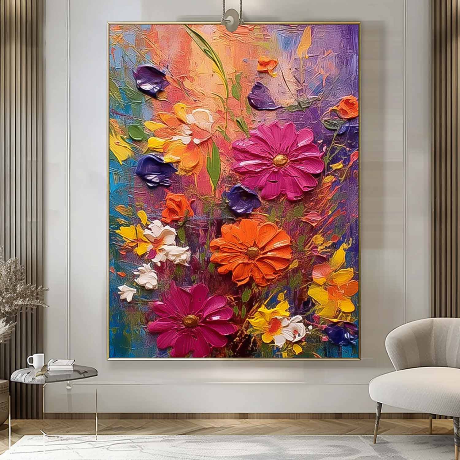 Flower Canvas Art FL158 - Neutralighting