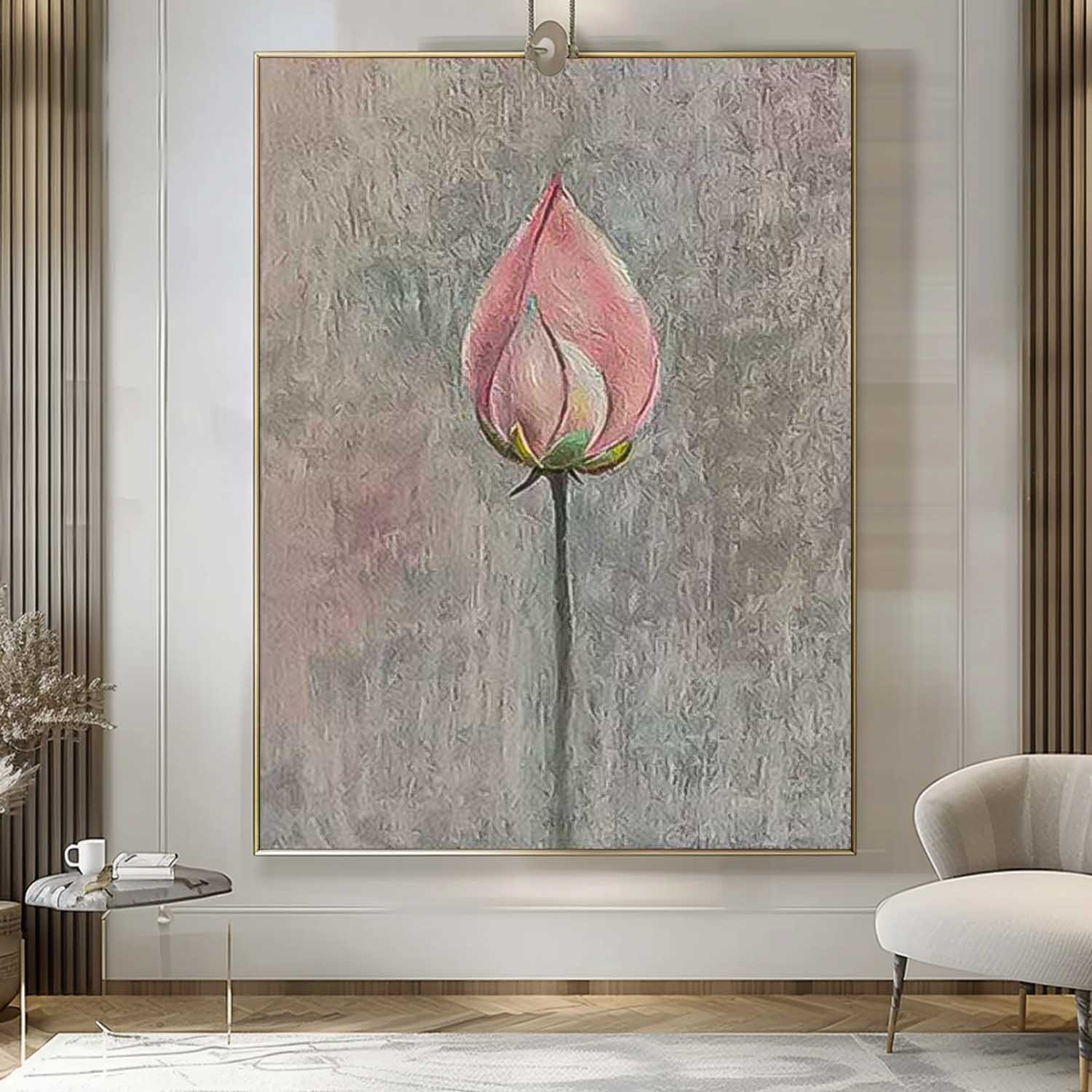 Wall Art Flower Minimalist Zen Serene Modern