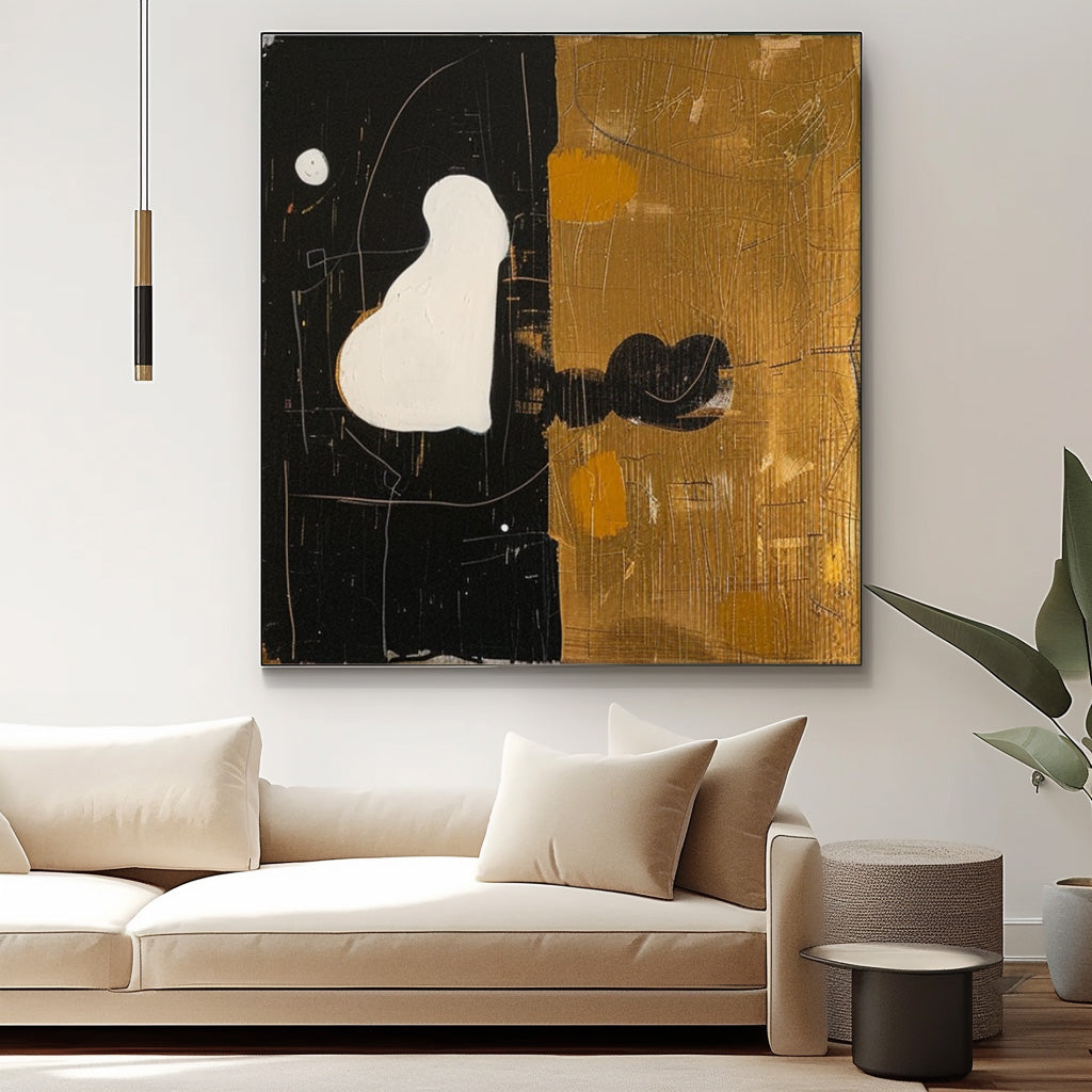 Wall Art Geometric Minimalist Neutral Abstract
