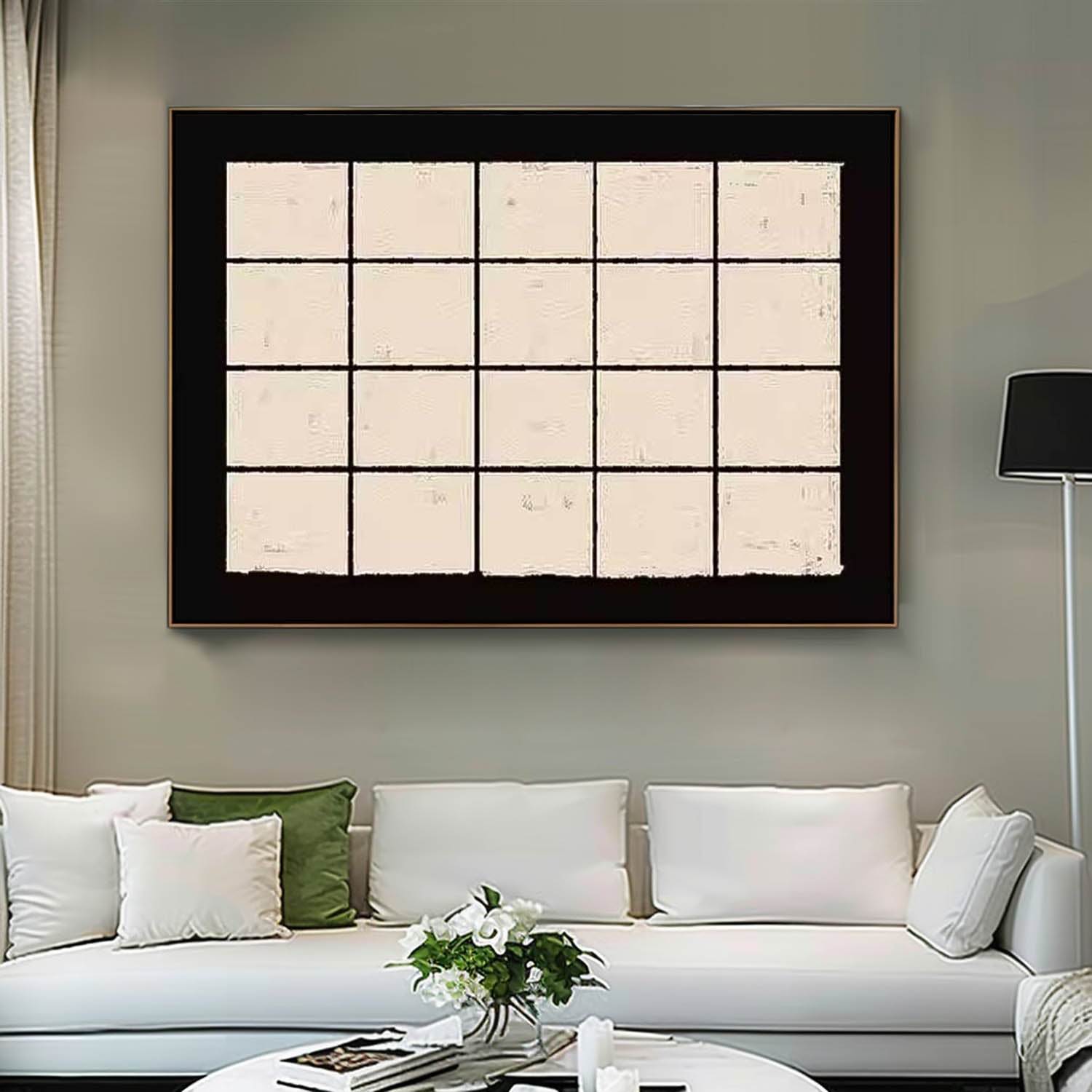 Wall Art Minimalist Contemporary Serene Neutral