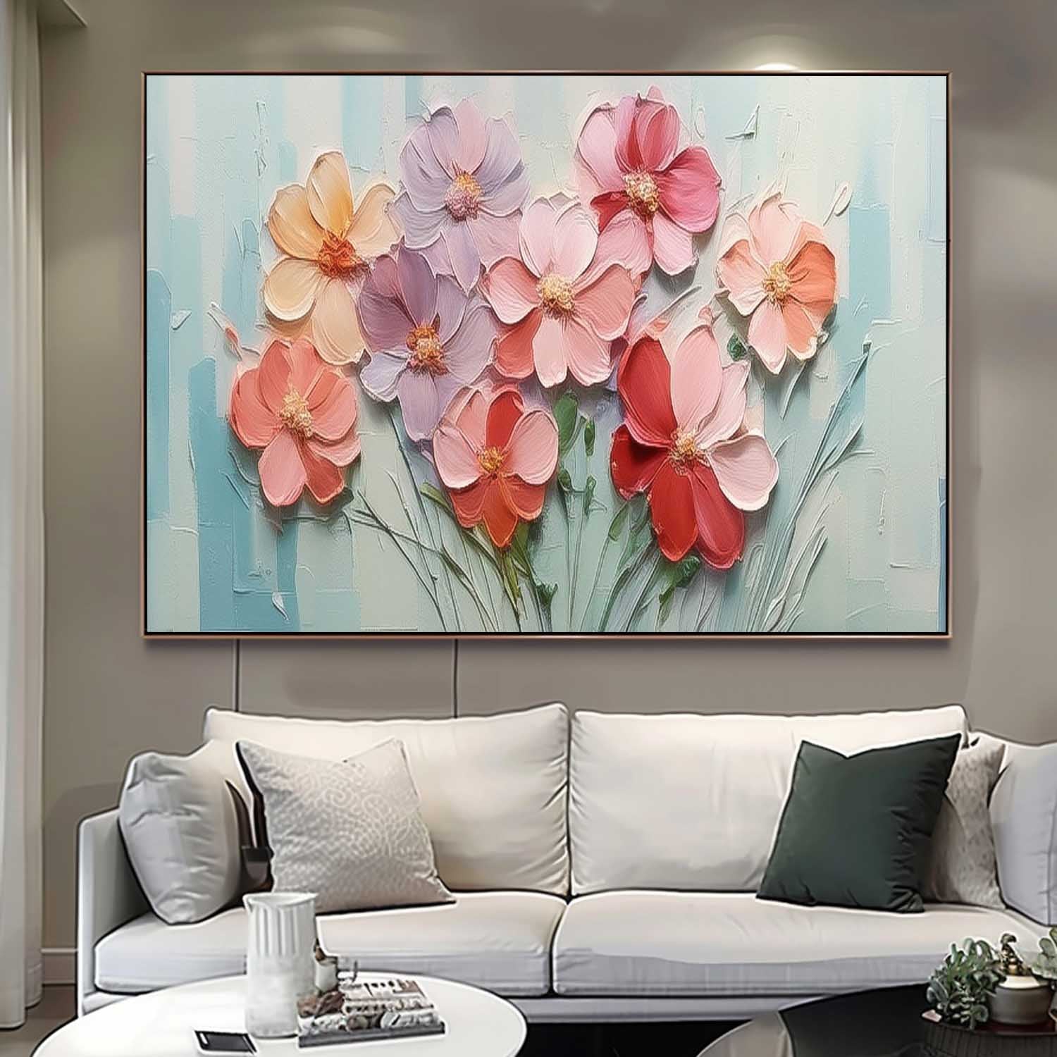 Wall Art Flower Impressionist Serene Calm Botanical
