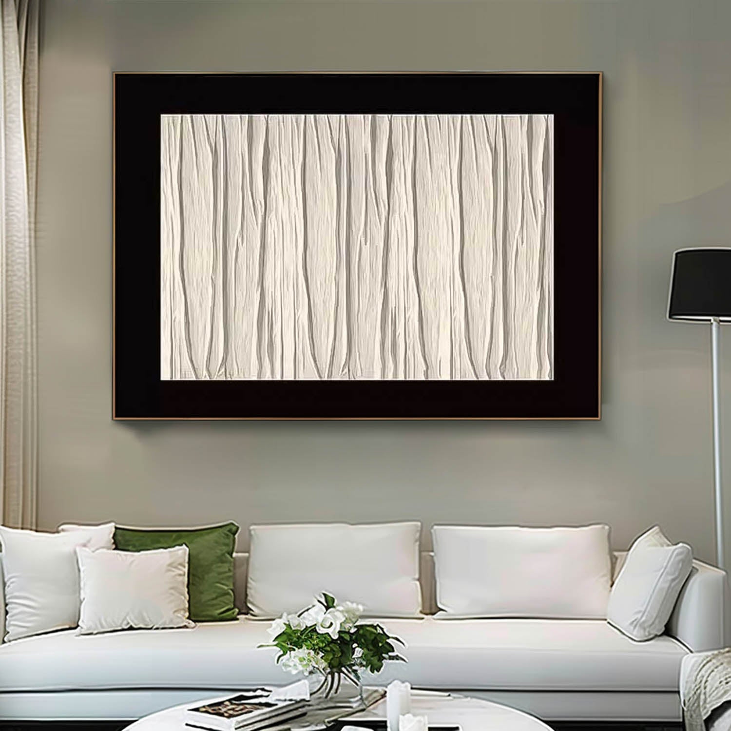 Wall Art Vertical Minimalist Abstract Nature Zen