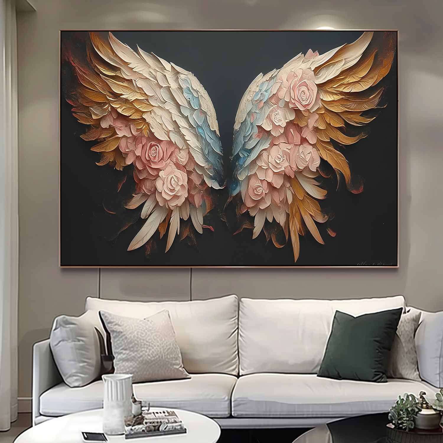Wall Art Abstract Gradient Geometric Pop