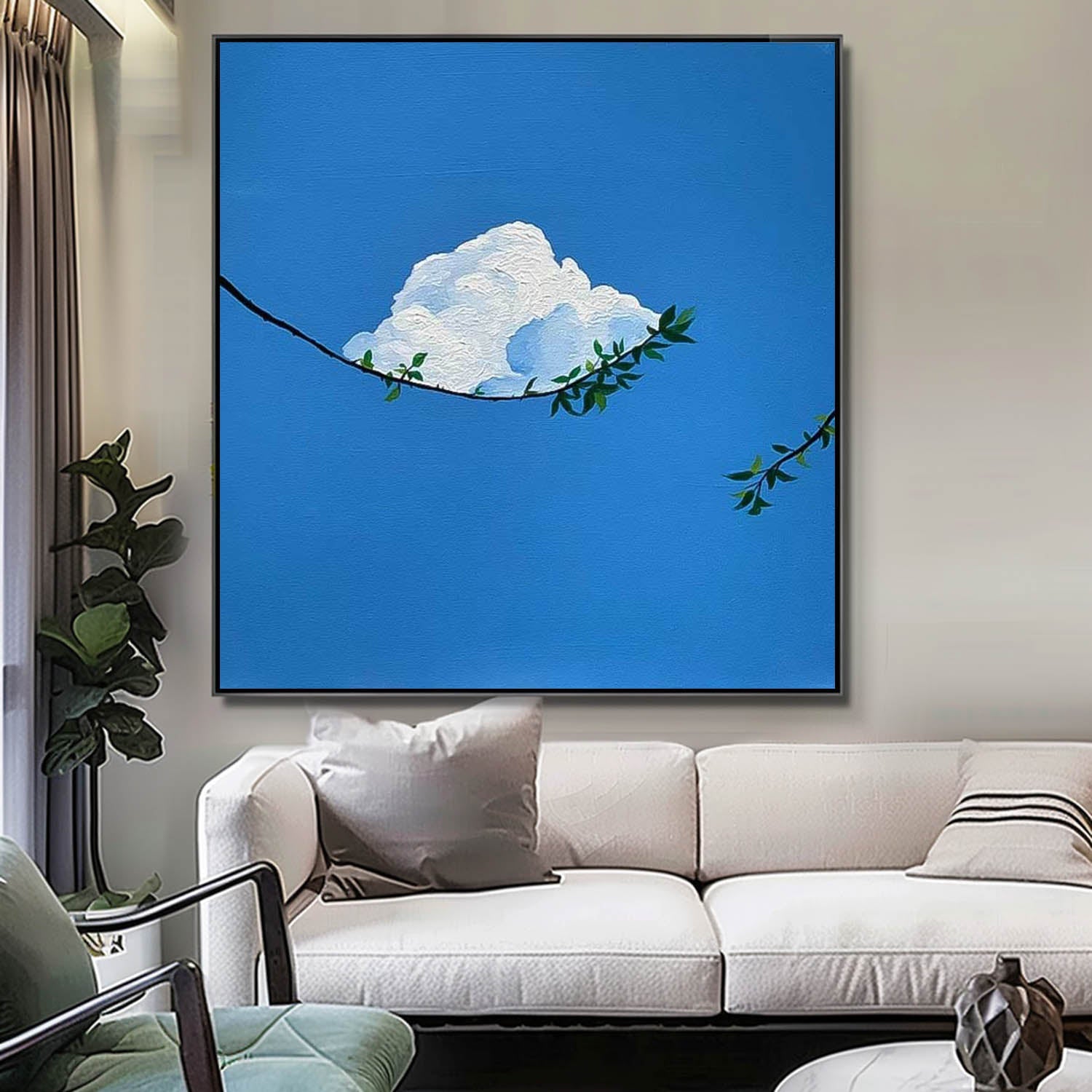 Wall Art Landscape Contemporary Serene Calm Raw