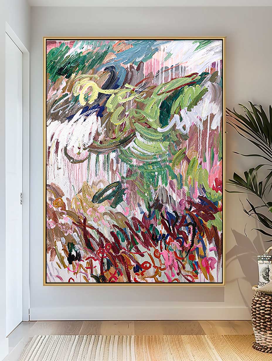 Wall Art Abstract Dense Energetic Dynamic