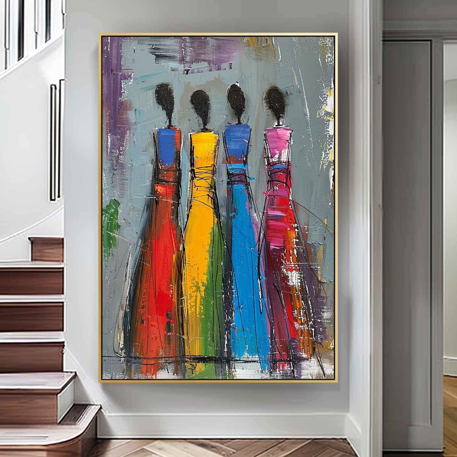Wall Art People Minimalist Introspective Meditative
