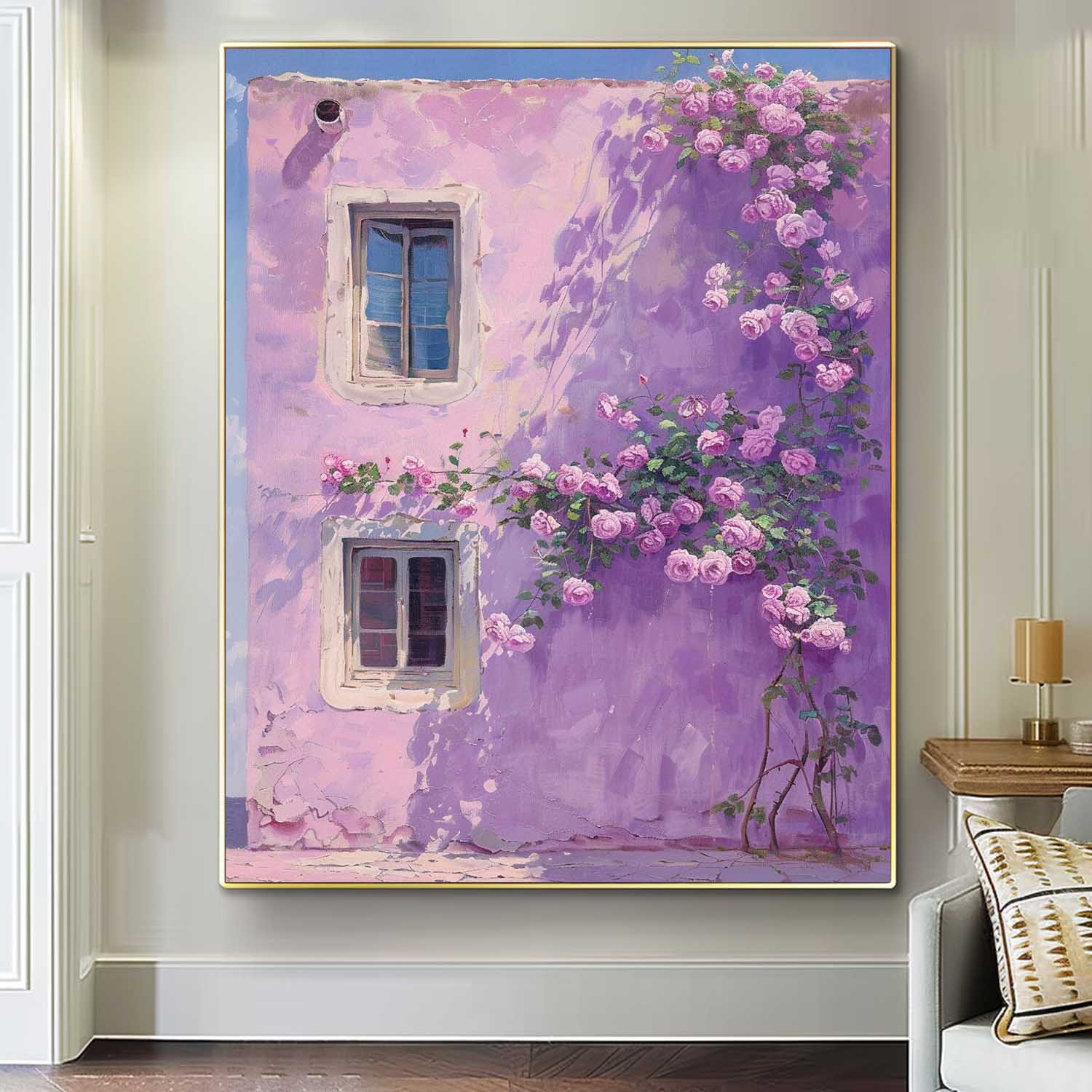 Wall Art Flower Warm Rustic Romantic Artistic
