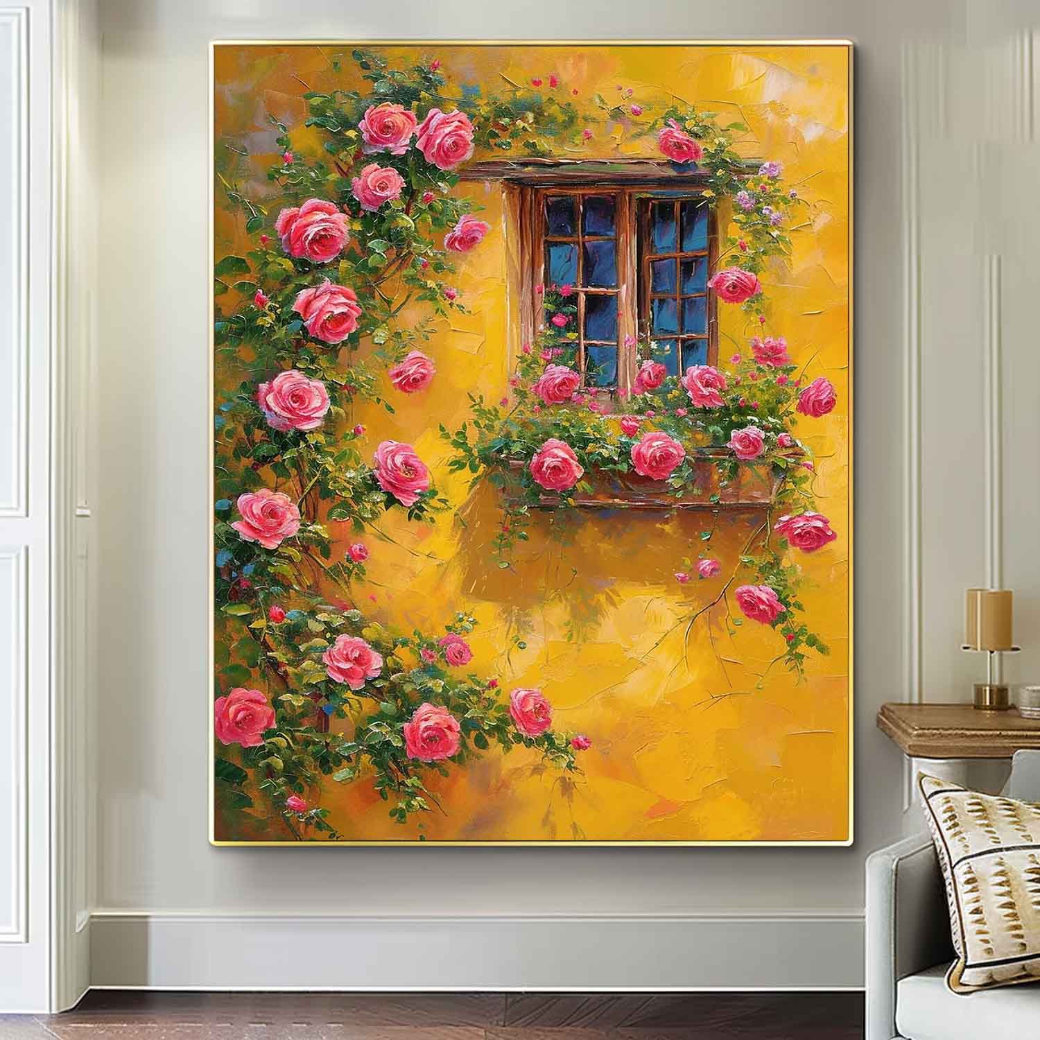 Wall Art Flower Romantic Artistic Atmosphere