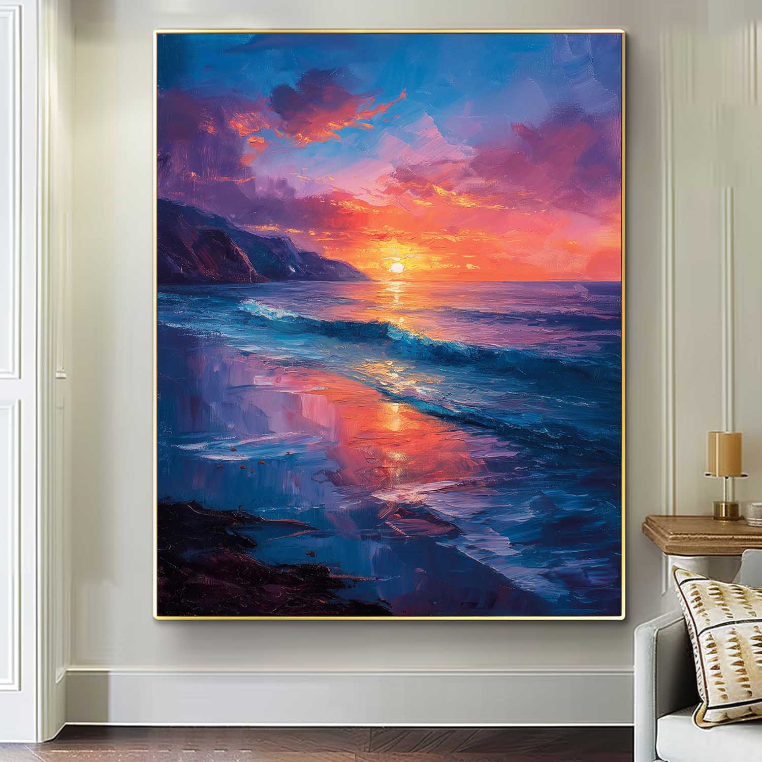 Wall Art Beach & Ocean Painterly Serene
