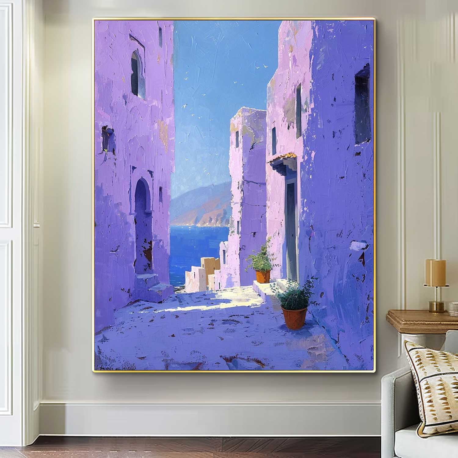 Wall Art Impasto Architecture Impressionist