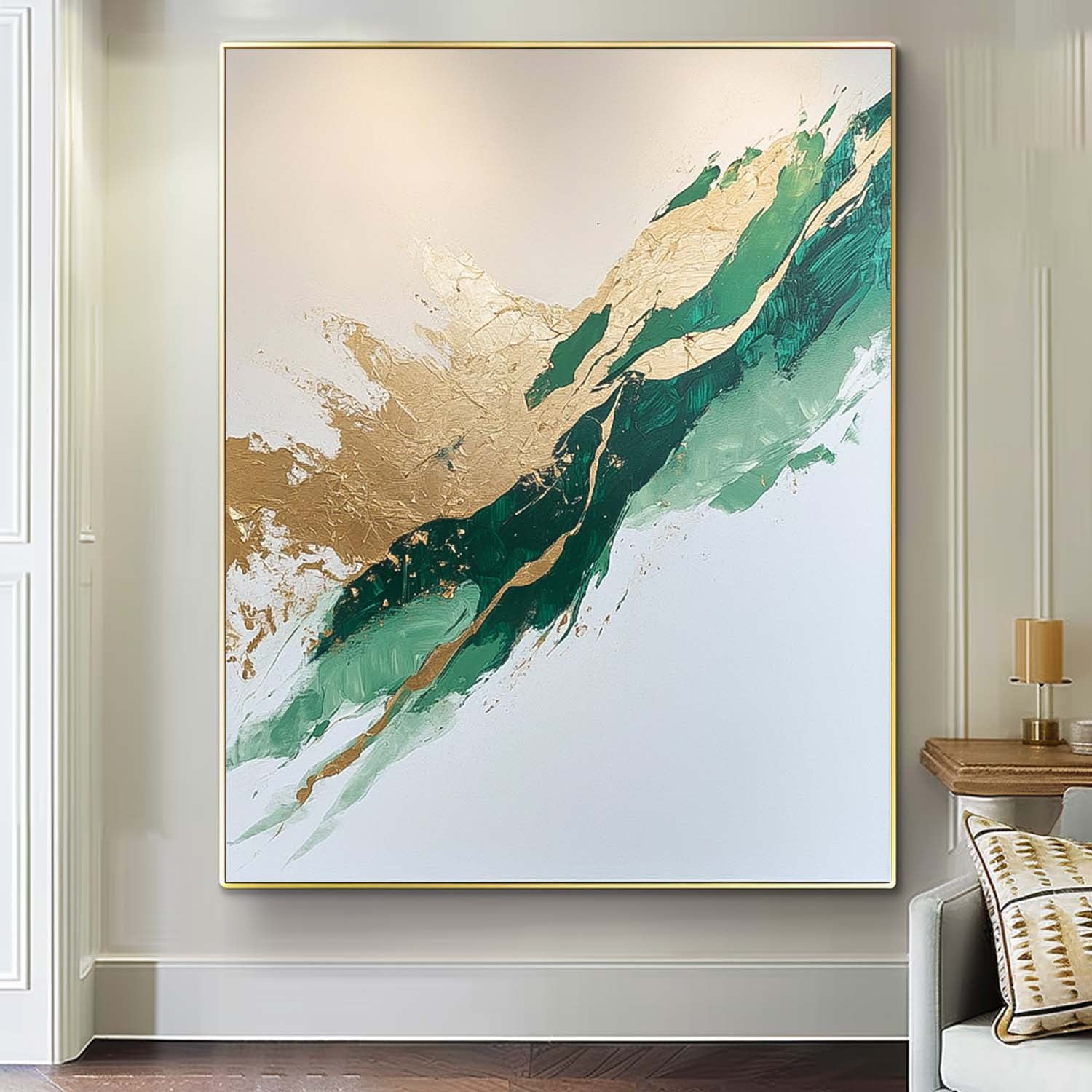 Abstract Canvas Art AB594 - Neutralighting