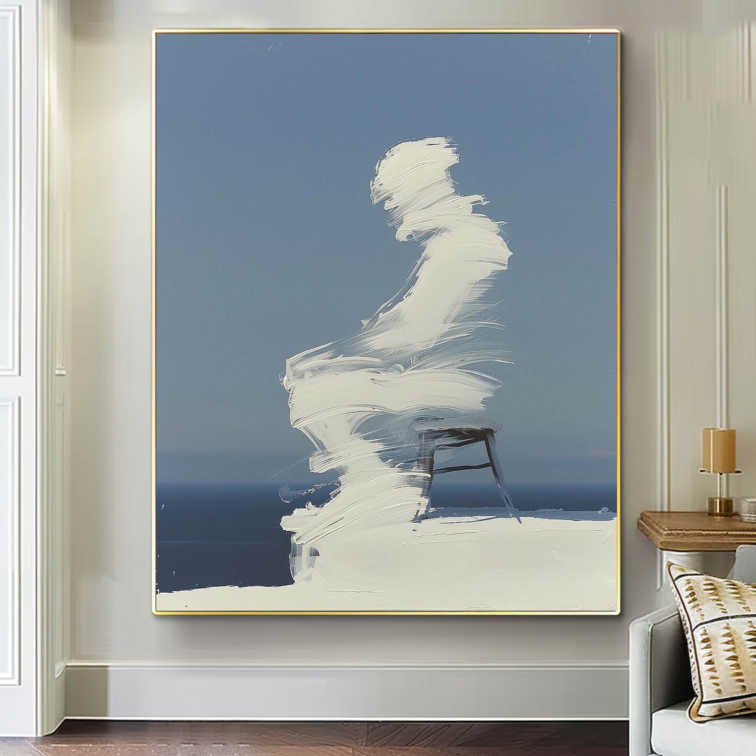 Wall Art Impasto Expressionist Understated