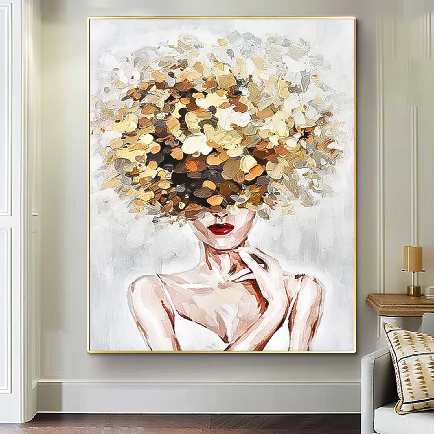 Wall Art Floral People Ethereal Serene