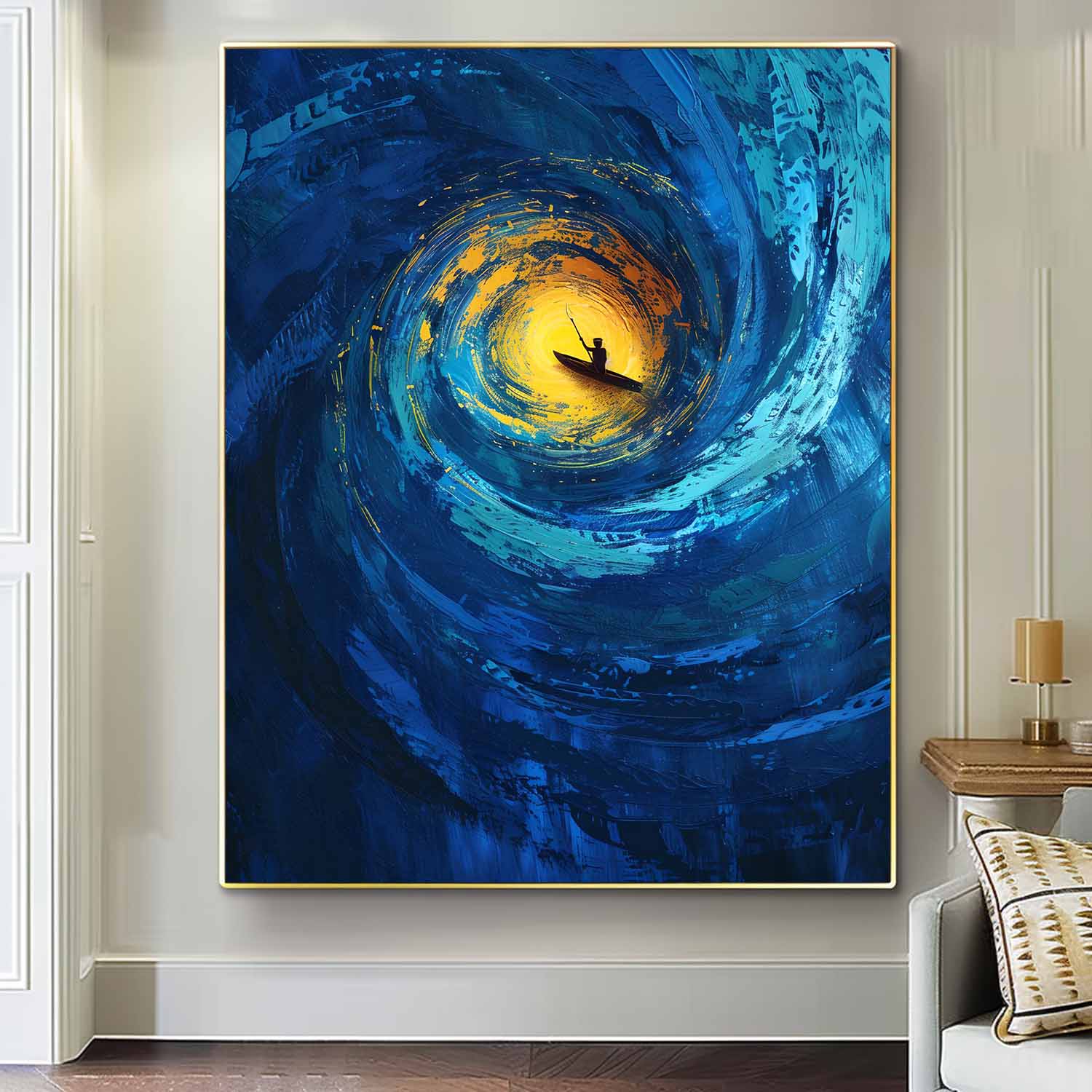 Wall Art Impasto Beach & Ocean Mysterious