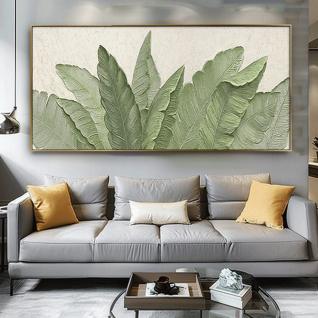 Wall Art Flower Painterly Contemporary Design