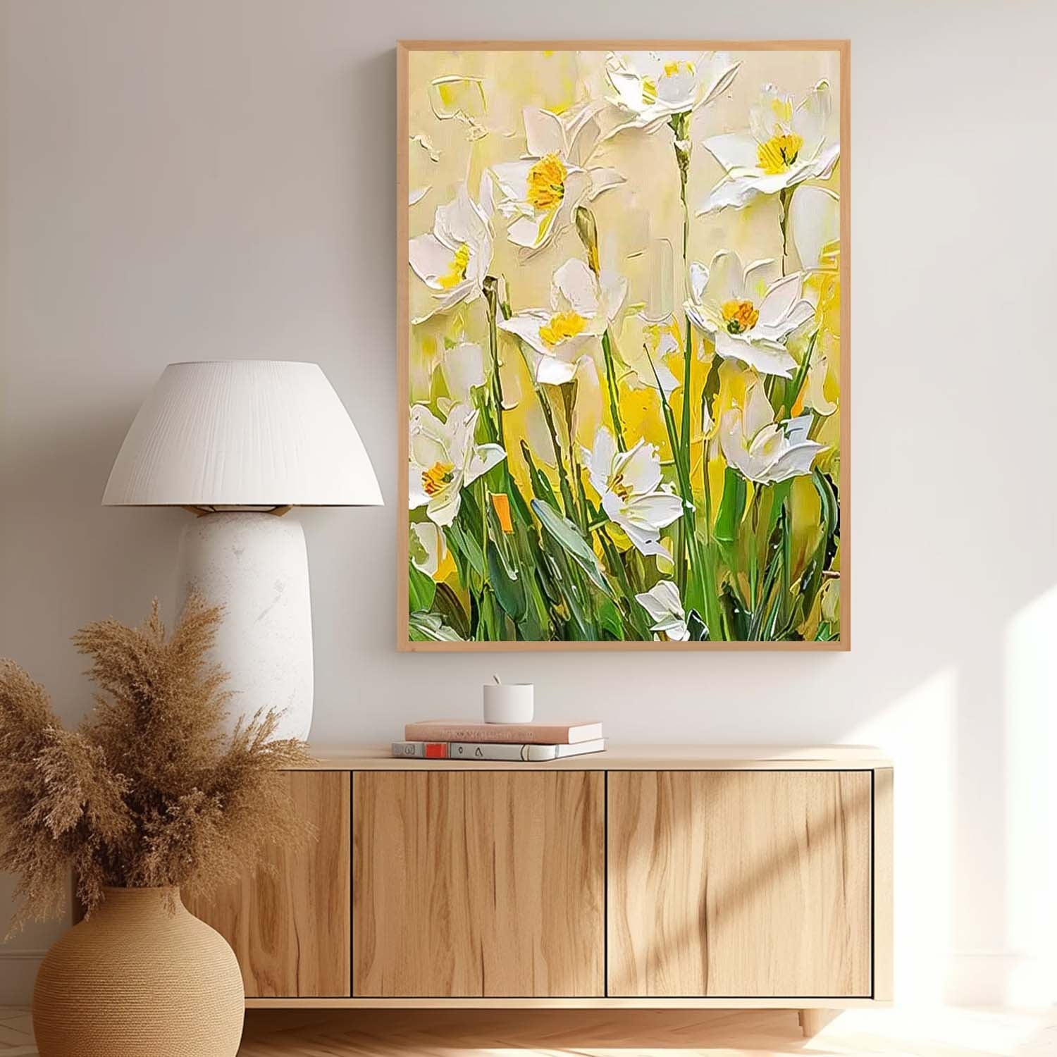 Wall Art Impressionist Flower Vibrant Cheerful