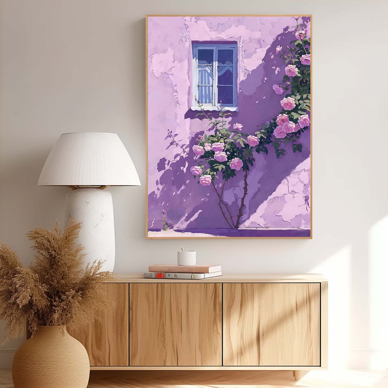 Wall Art Impasto Flower Bold Abstract Romantic