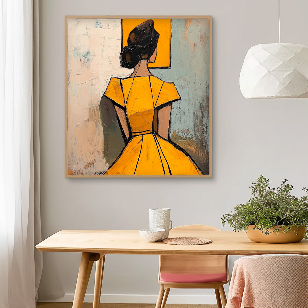 Wall Art People Geometric Cubism Artistic