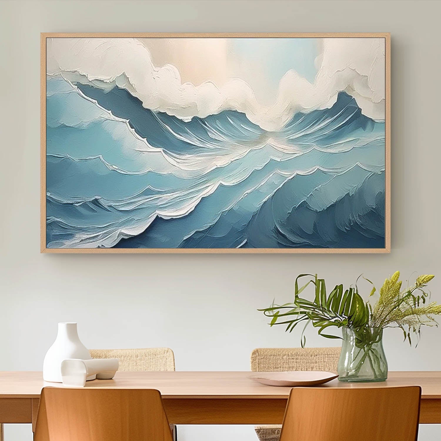 Wall Art Impasto Beach & Ocean Vibrant Painterly