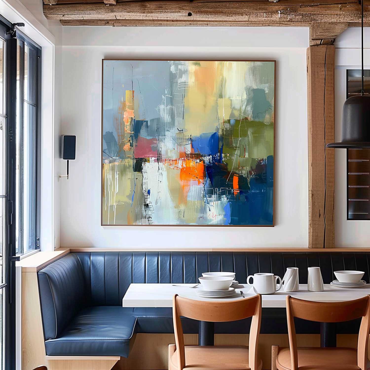 Wall Art Abstract Painterly Landscape Decor