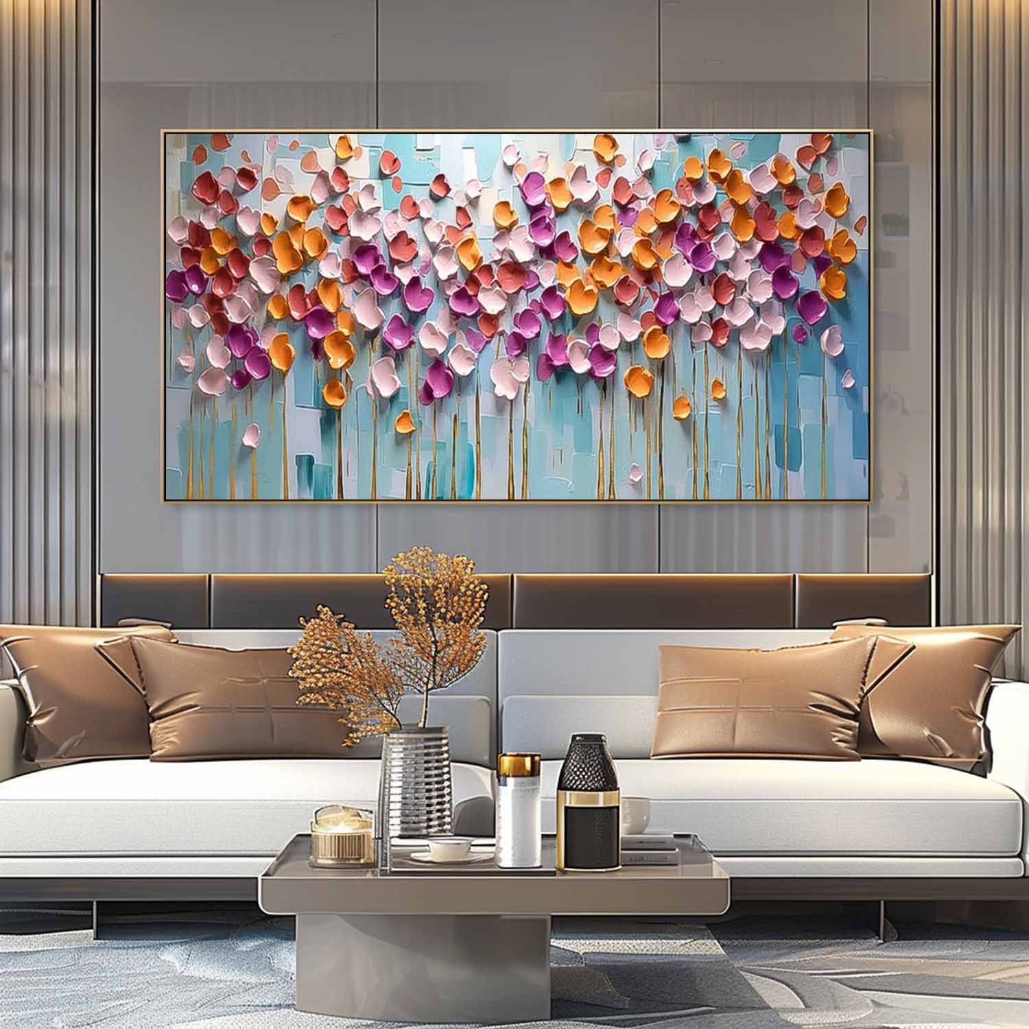 Wall Art Contemporary Flower Impressionist Pop