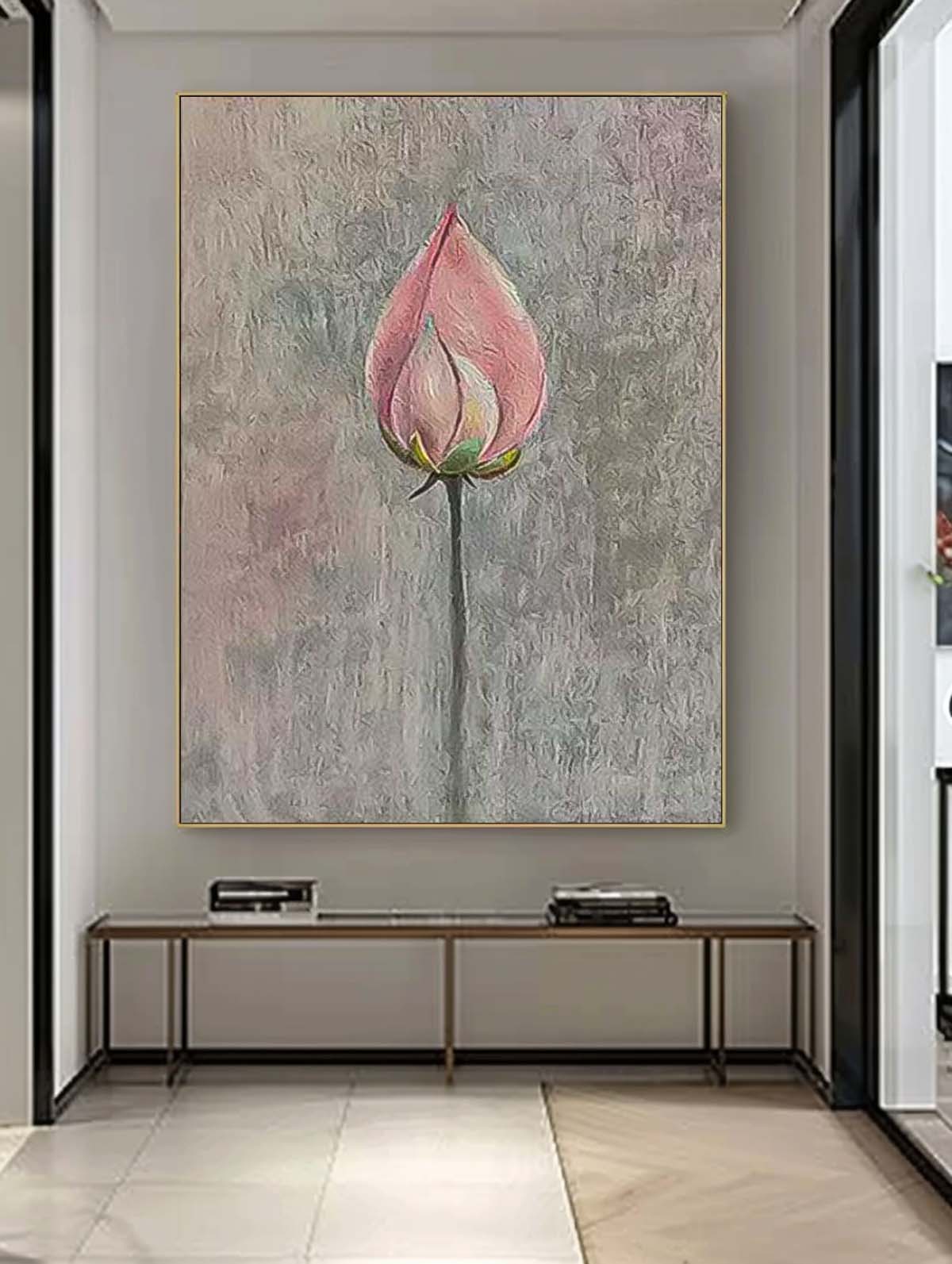 Wall Art Flower Minimalist Zen Serene Modern