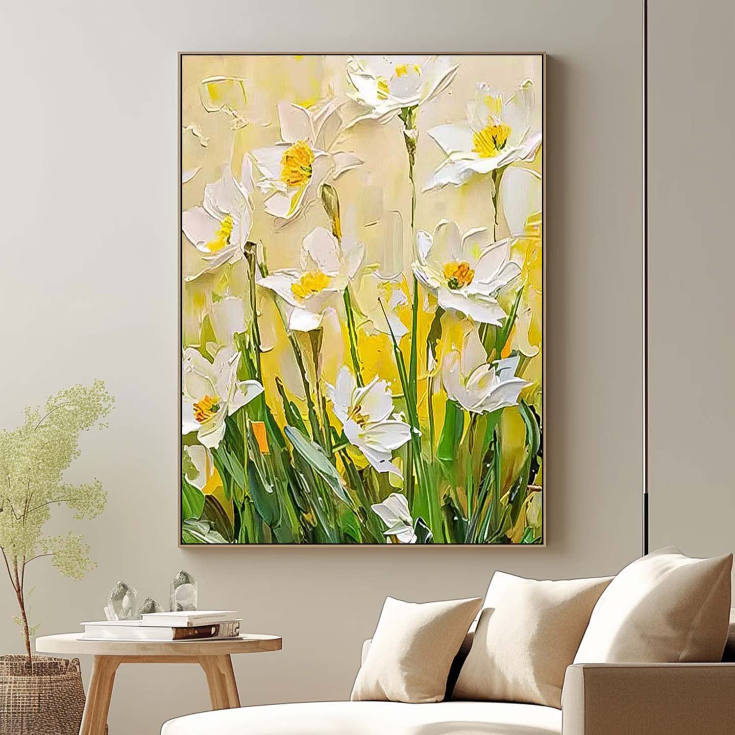 Wall Art Impressionist Flower Vibrant Cheerful